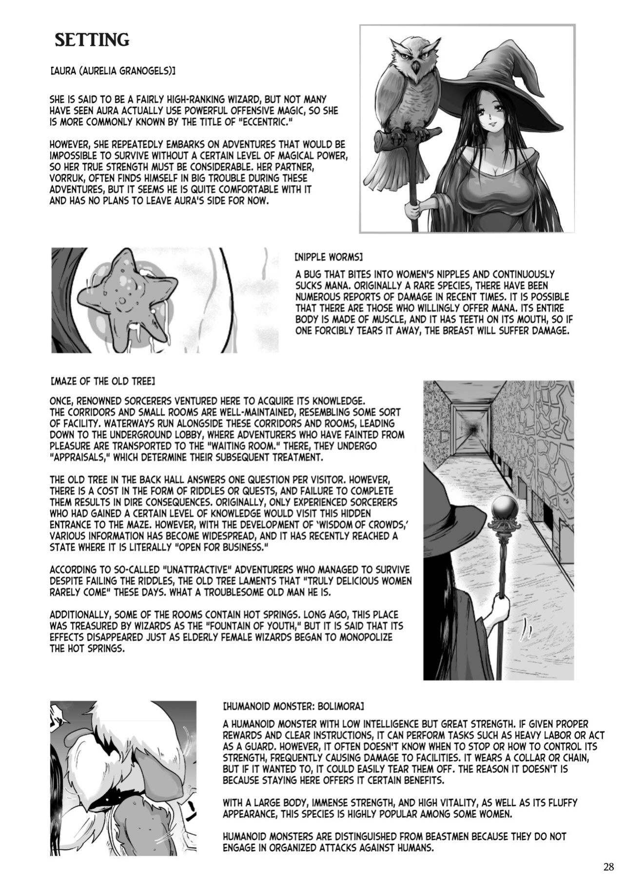 [Erotic Fantasy Larvaturs (Takaishi Fuu)] Chikubi chóng Chi rōju to inochi no shizuku Nipple Bug The Tree of Knowledge and the Drop of Life [desudesu]