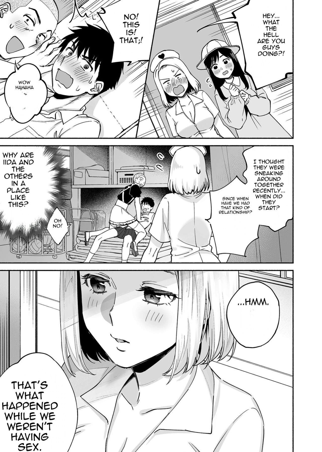 [ENG] [Zupps (Yoikono tt, Katsura Airi)] Karami Zakari if Boys Love 2 ~Suki na Ko no Me no Mae de Shinyuu ni Hamerareru Ore~