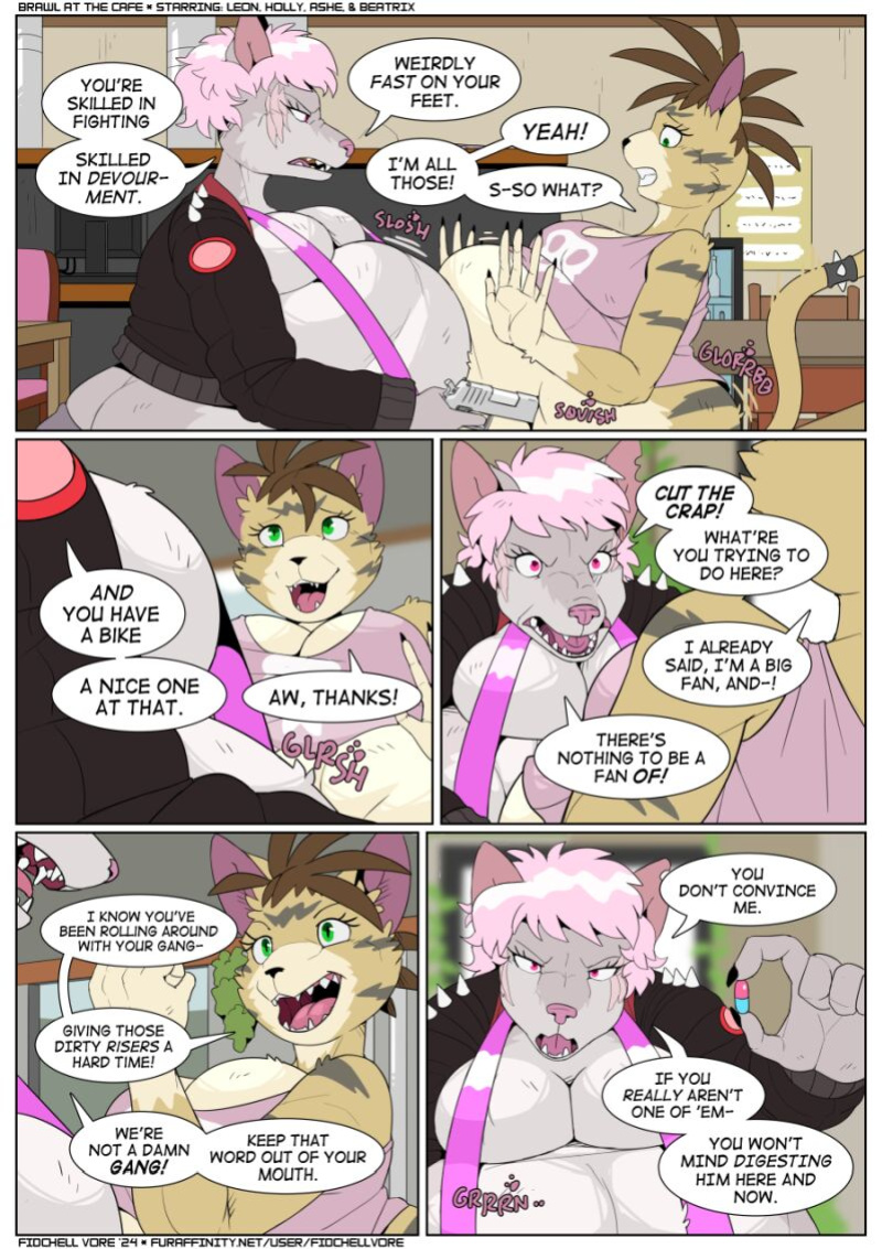 [FidchellVore] Brawl at the Cafe