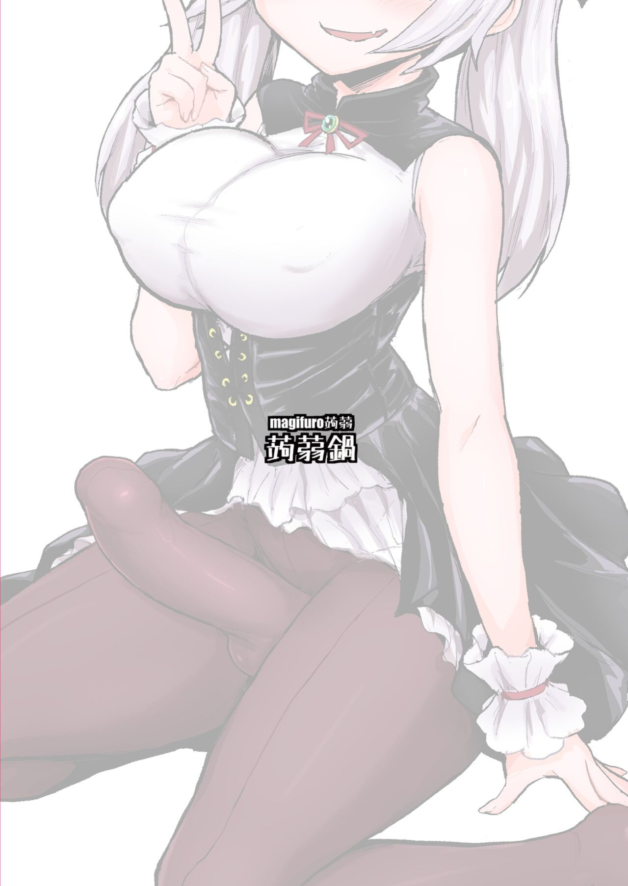 [Konnyaku Nabe (Magifuro Konnyaku)] Futanari Vampire Ojou-sama