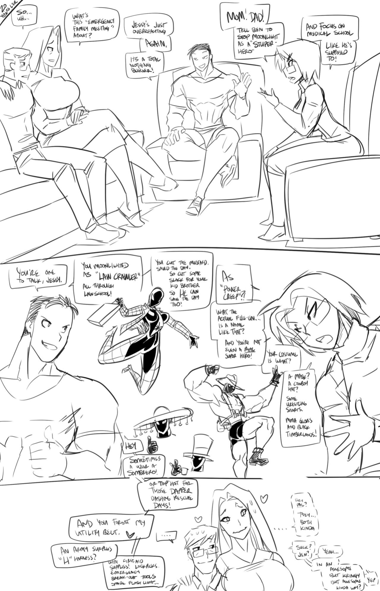 [Fred Perry] Super Quik + Spidey and She-Hulk: Are Noisy Neighbors (Marvel)