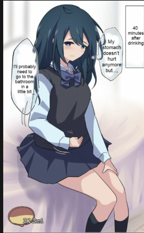 [Watakarashi] Girlfriend who holds her pee