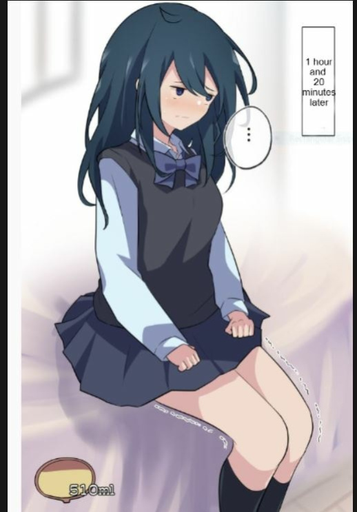 [Watakarashi] Girlfriend who holds her pee