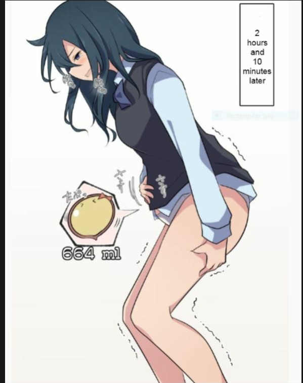 [Watakarashi] Girlfriend who holds her pee