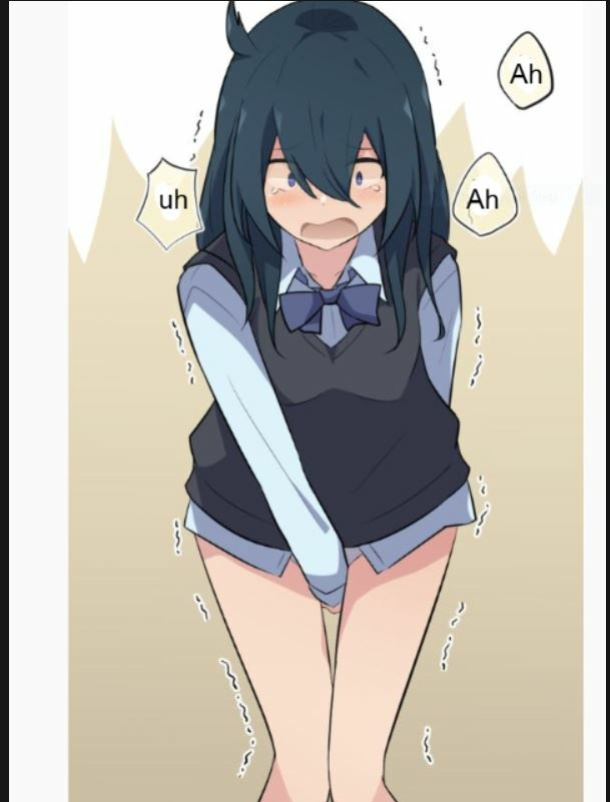 [Watakarashi] Girlfriend who holds her pee