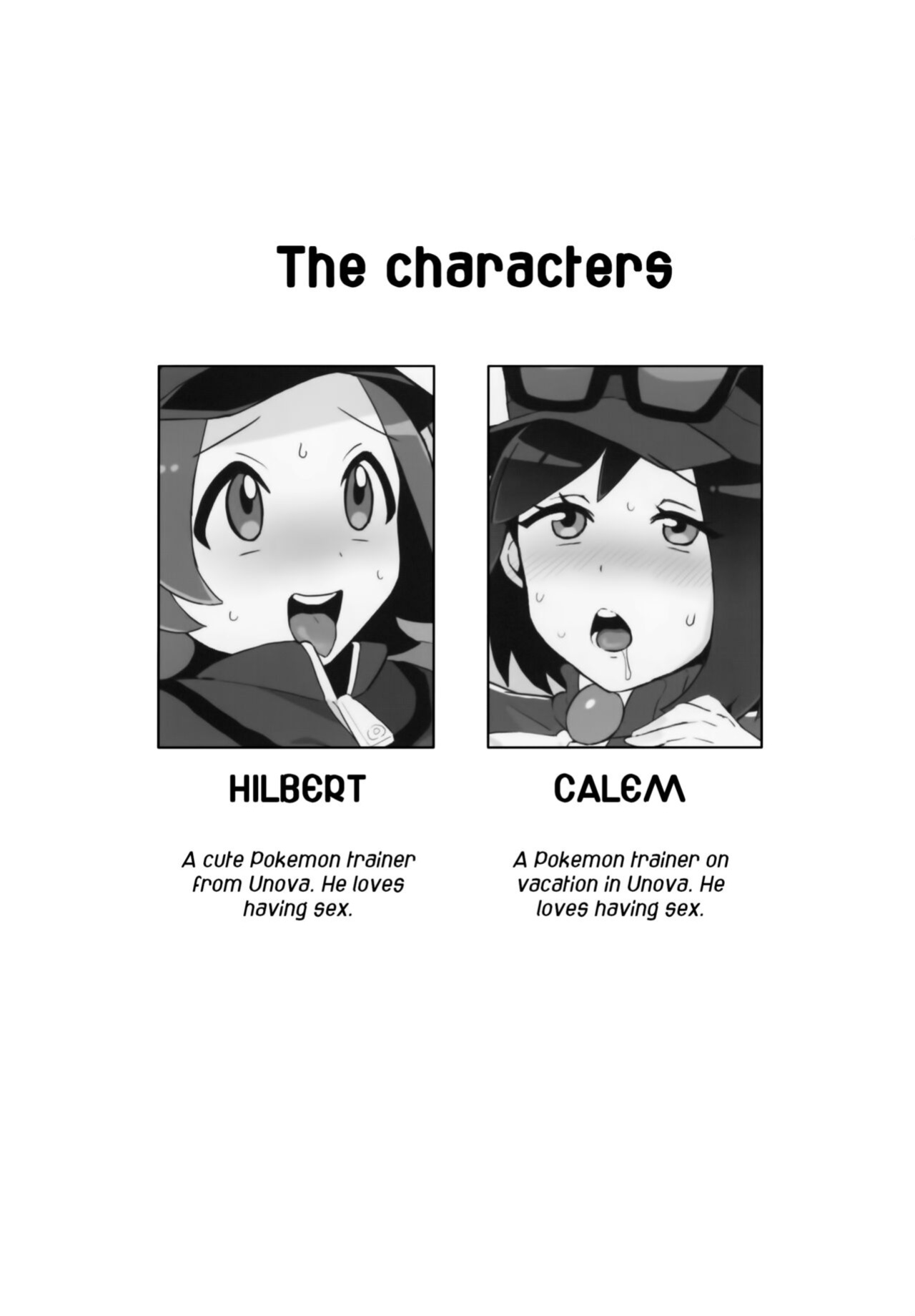(Challenger! 29) [Kajuu Gum (Sana)] Toyakaru ga Isshu Chihou de Ironna to Ecchi Koto Suru Hon | A Book about Hilbert and Calem having sex with various men (Pokémon X and Y, Pokémon Black and White) [joobuspaidatr]