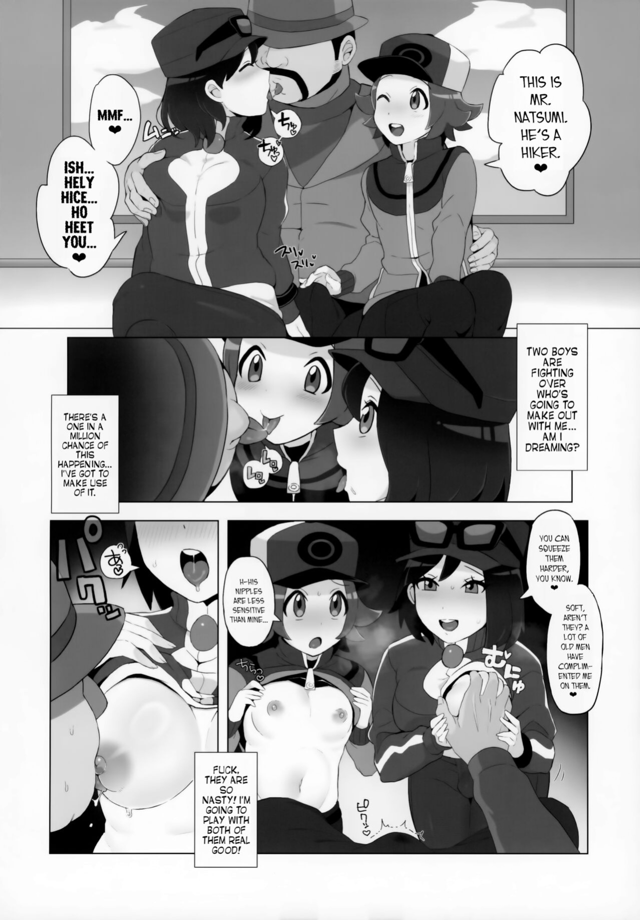 (Challenger! 29) [Kajuu Gum (Sana)] Toyakaru ga Isshu Chihou de Ironna to Ecchi Koto Suru Hon | A Book about Hilbert and Calem having sex with various men (Pokémon X and Y, Pokémon Black and White) [joobuspaidatr]