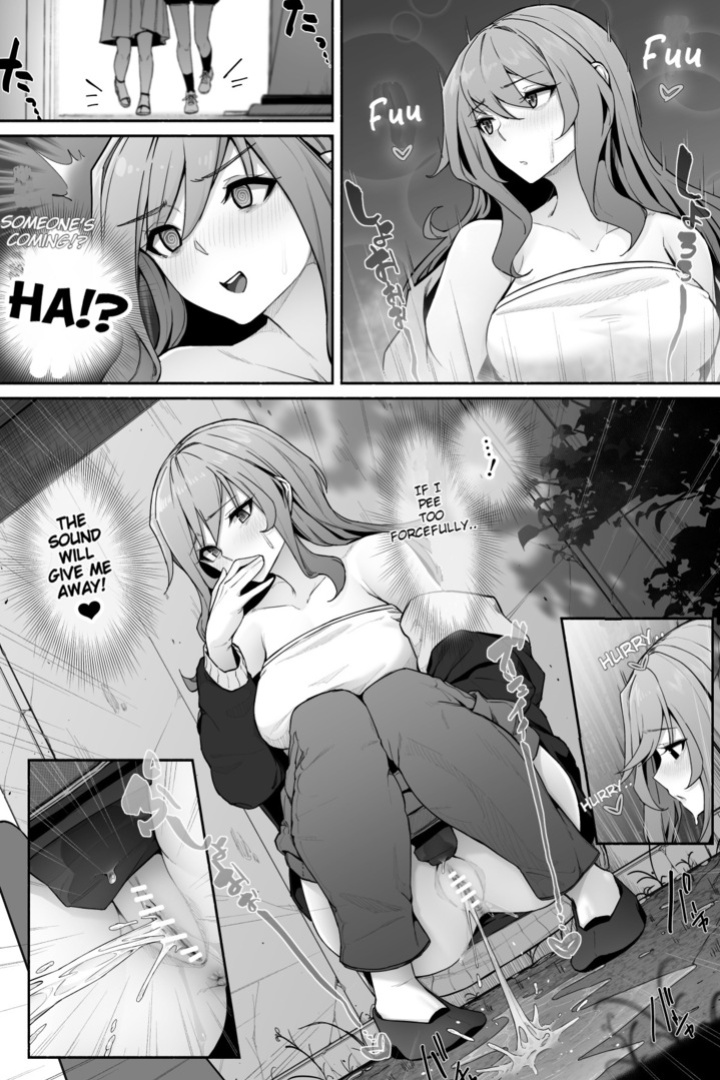 [Cocomachi] Leaky Girl Almost Caught Peeing Outside