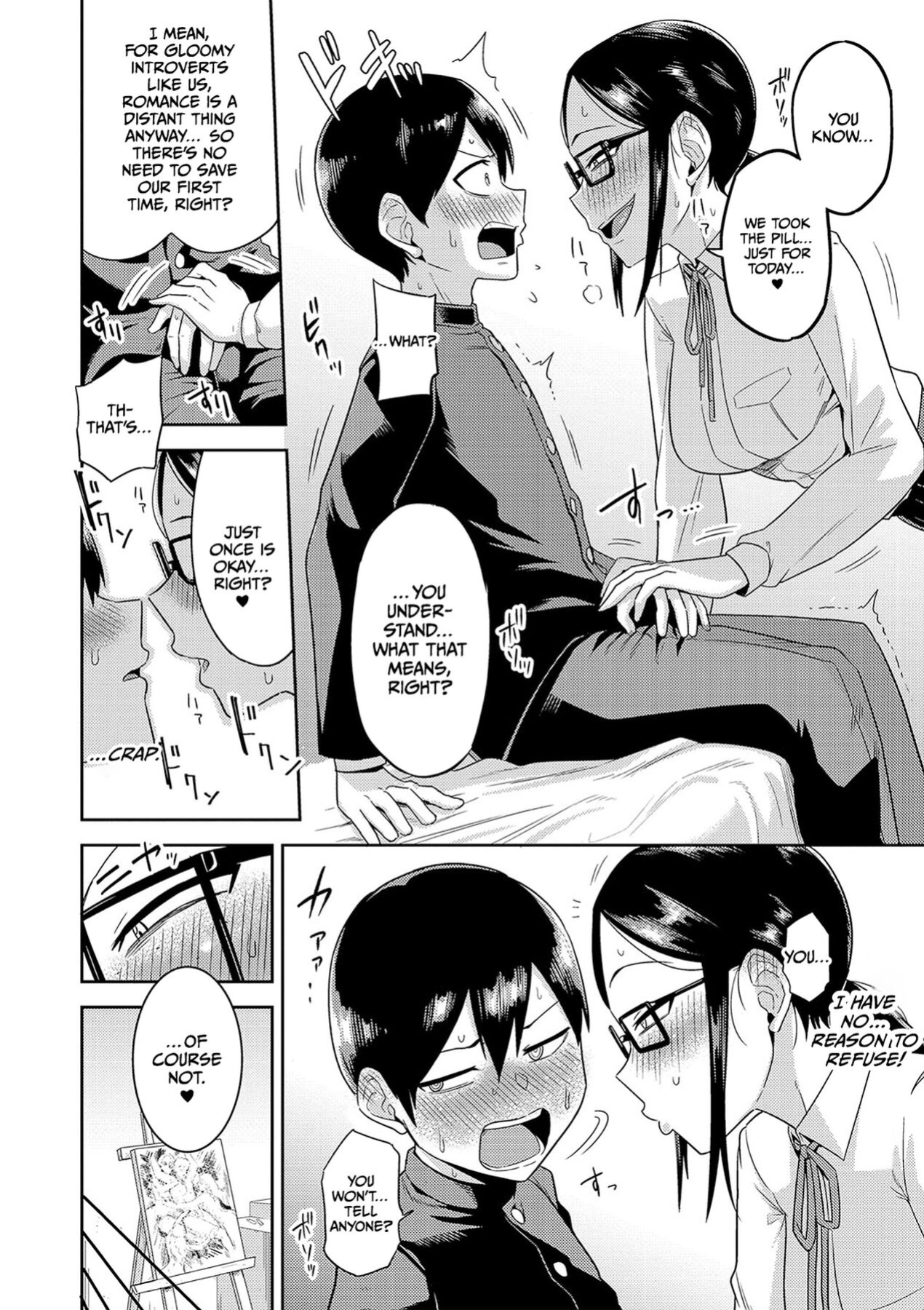 [Makosho] Mujintou de, SEX ni Kyoumi Shinshin na Dosukebe Inkya Joshi-tachi to Harem Life