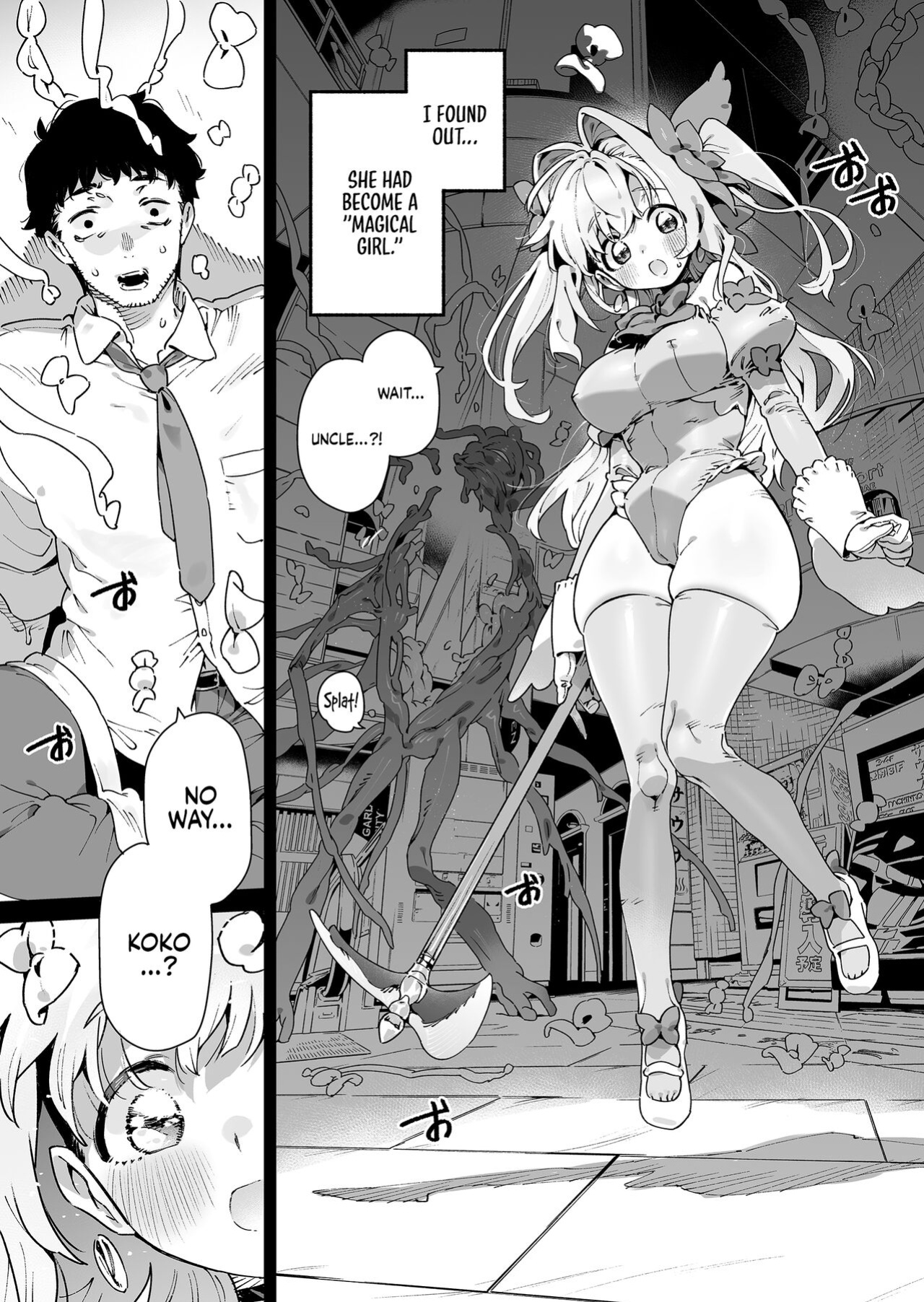 [Gyuutan Teishoku e no Koi] Mahou Shoujo wa Oji-san o Te ni Ireru | The Magical Girl Obtains Her Uncle [Sonarin迫]