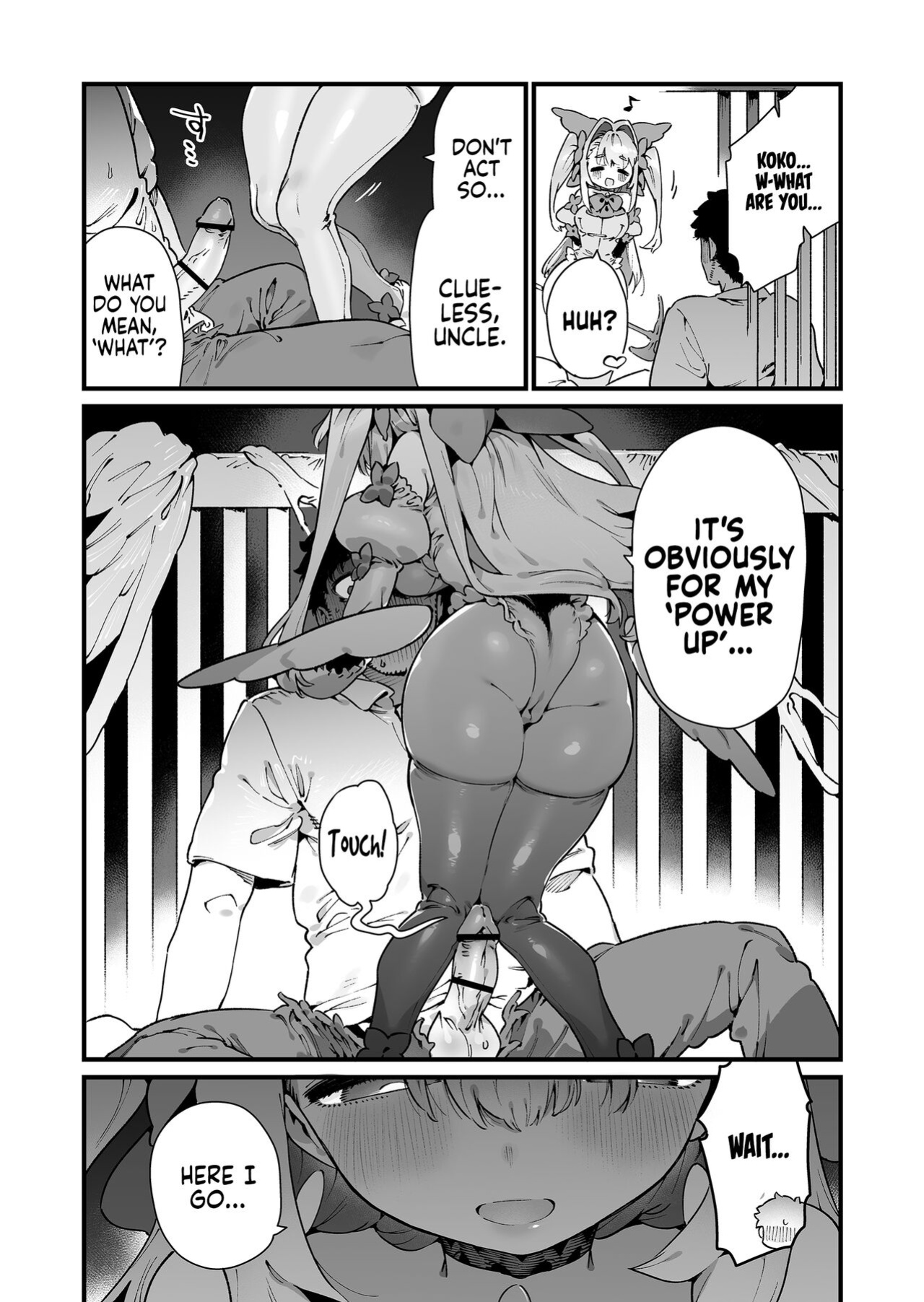[Gyuutan Teishoku e no Koi] Mahou Shoujo wa Oji-san o Te ni Ireru | The Magical Girl Obtains Her Uncle [Sonarin迫]