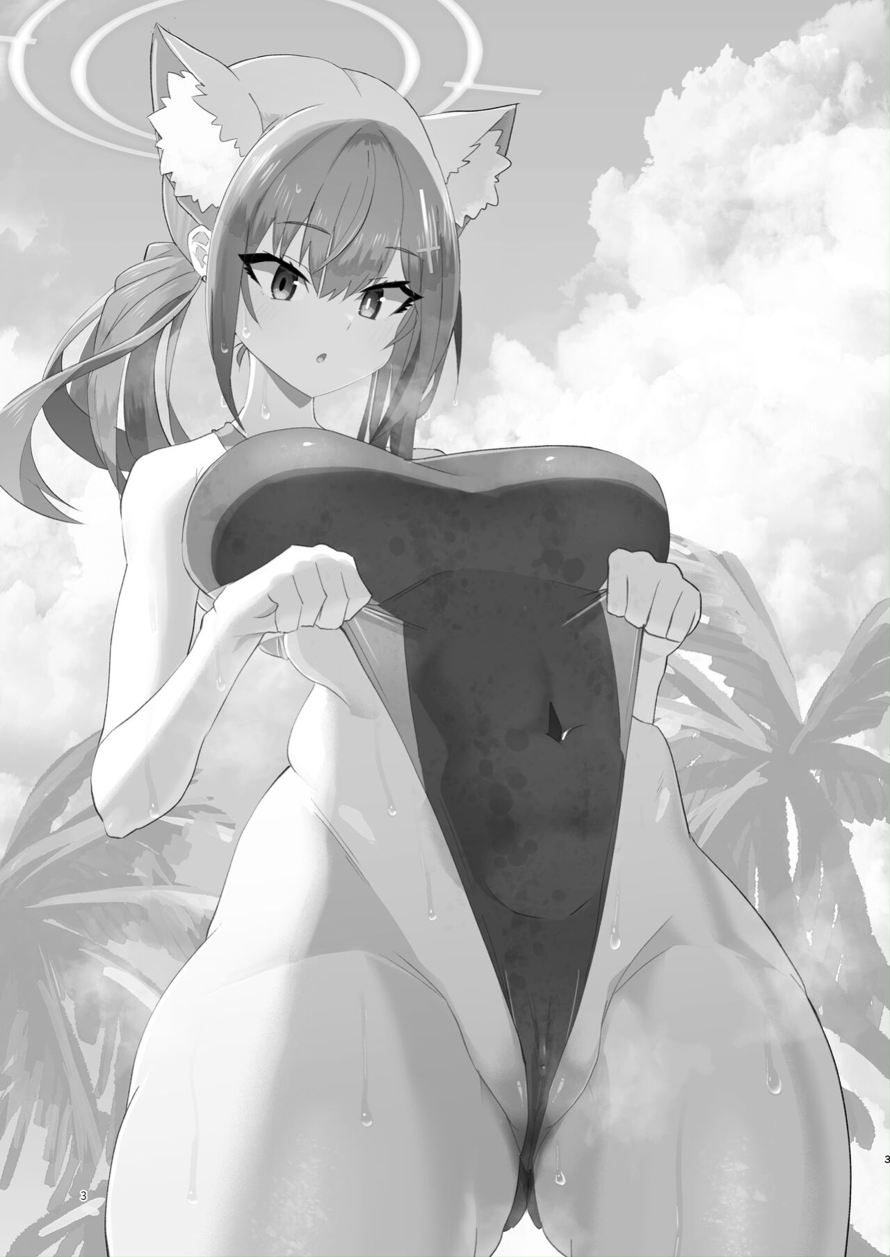 [Ofuro Haitta Erai (Milli)] Sensei. Motto Chikaku de Mite | Sensei, Please Look At Me Closer (Blue Archive)