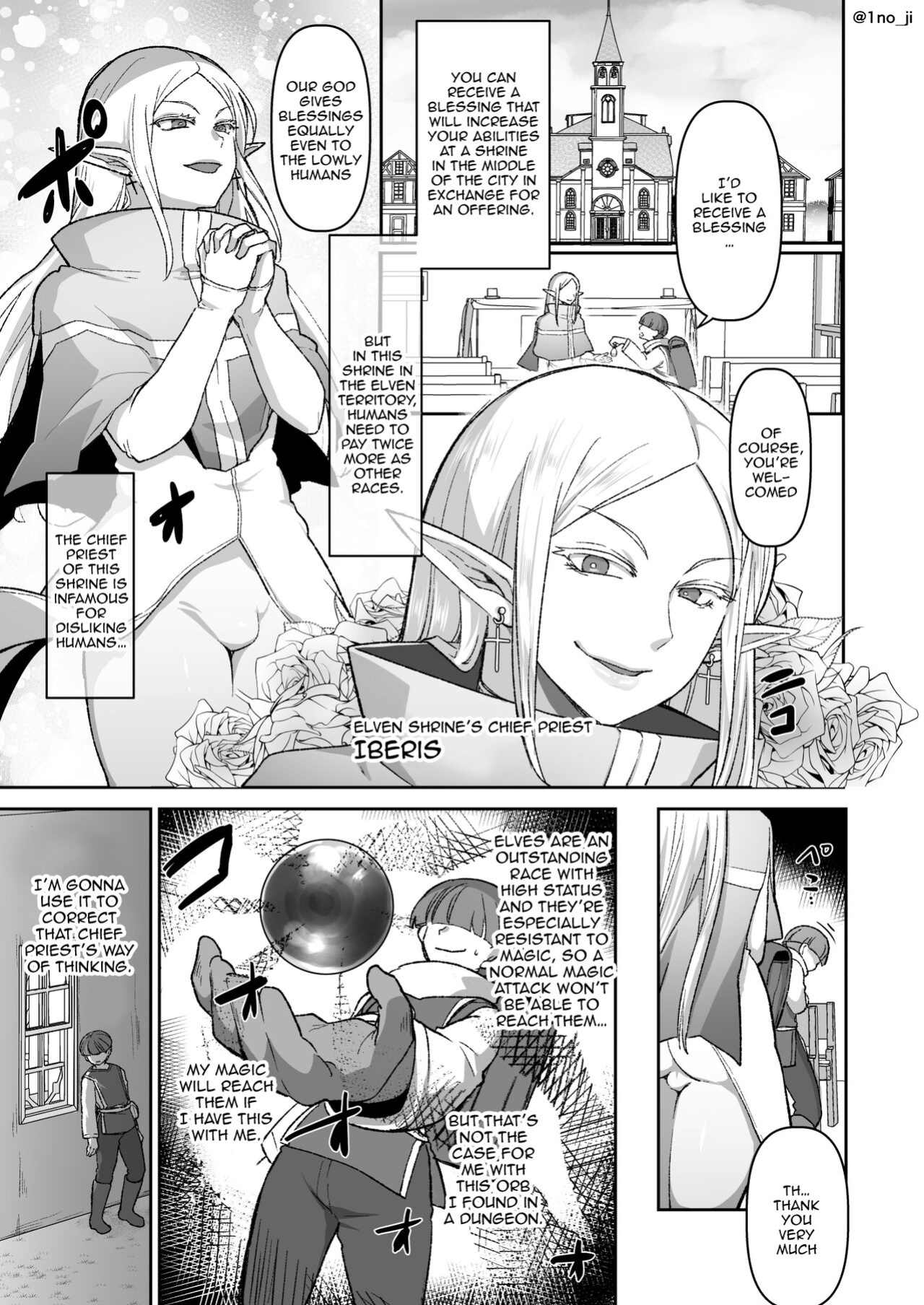 [Ichino Miruku] Warui Elf o Shemale ni Shite Kaishin saseru Hanashi / Making An Evil Elf Repent By Turning Her Into A Shemale With Magic