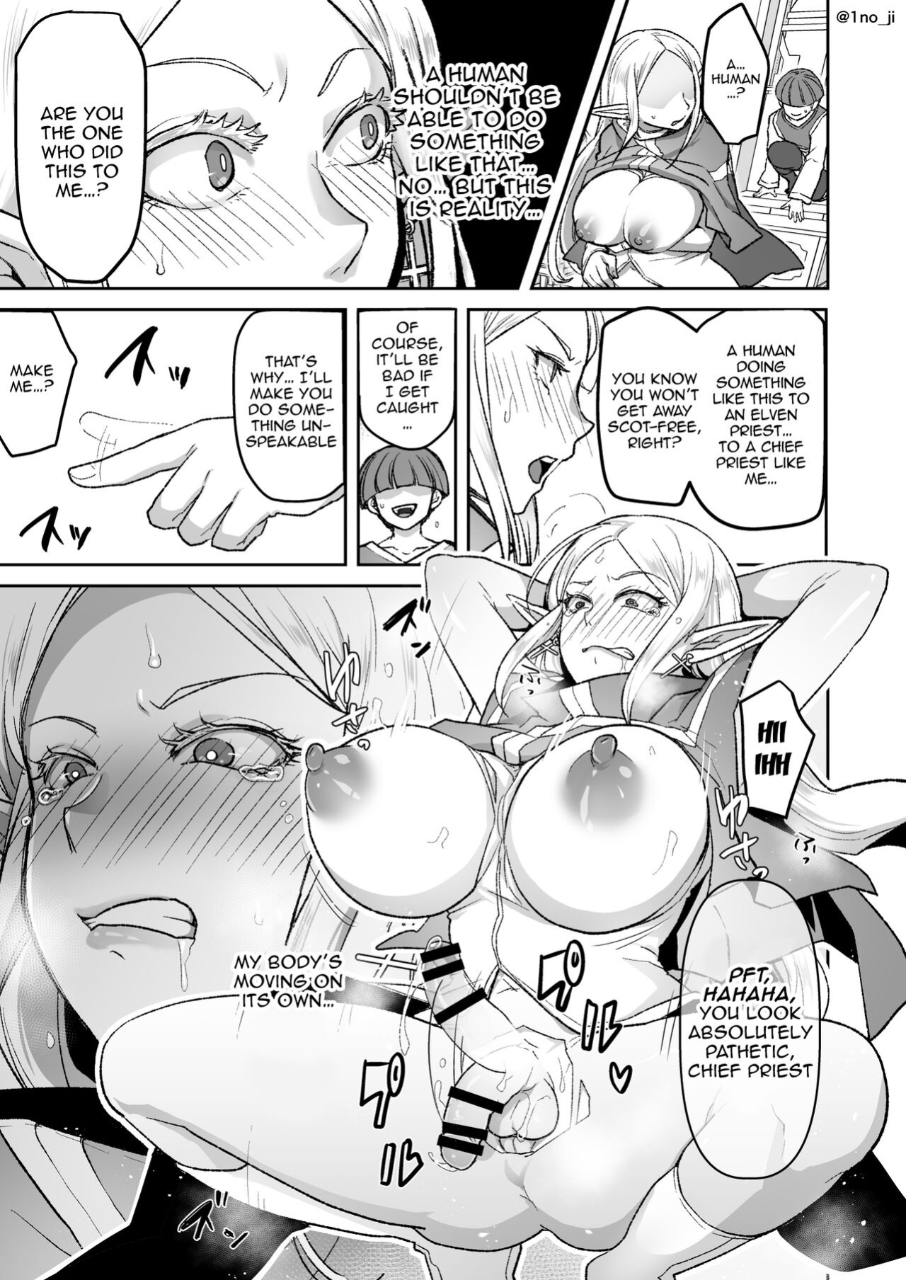 [Ichino Miruku] Warui Elf o Shemale ni Shite Kaishin saseru Hanashi / Making An Evil Elf Repent By Turning Her Into A Shemale With Magic