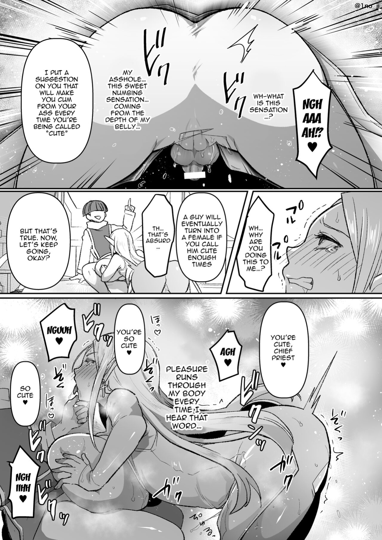 [Ichino Miruku] Warui Elf o Shemale ni Shite Kaishin saseru Hanashi / Making An Evil Elf Repent By Turning Her Into A Shemale With Magic