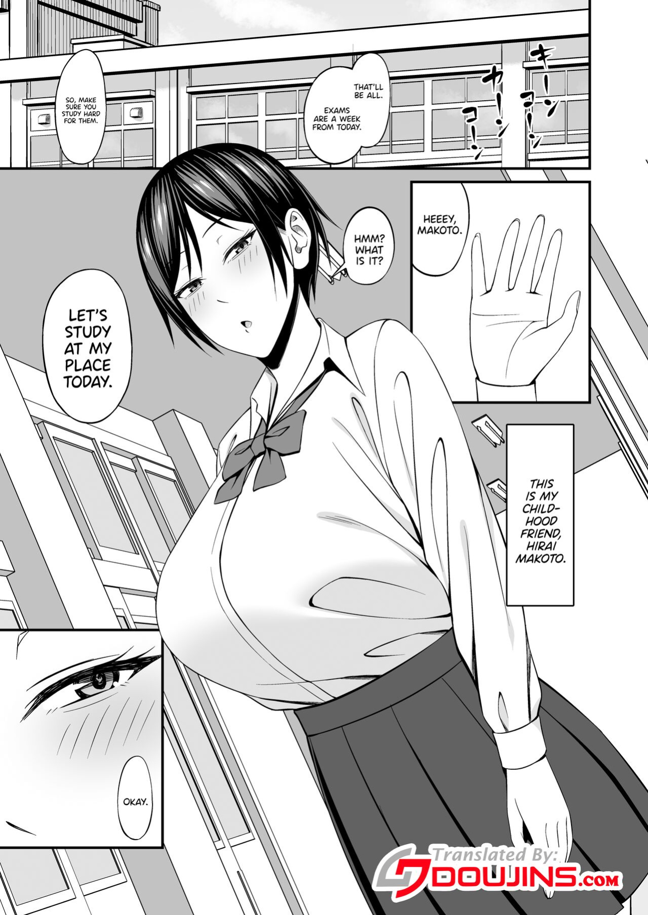 [SmallGift (Muo)] Kyonyuu de Boyish Osananajimi no Kanojo to Pakoritai! | I Want to Fuck My Busty, Boyish Childhood Friends!
