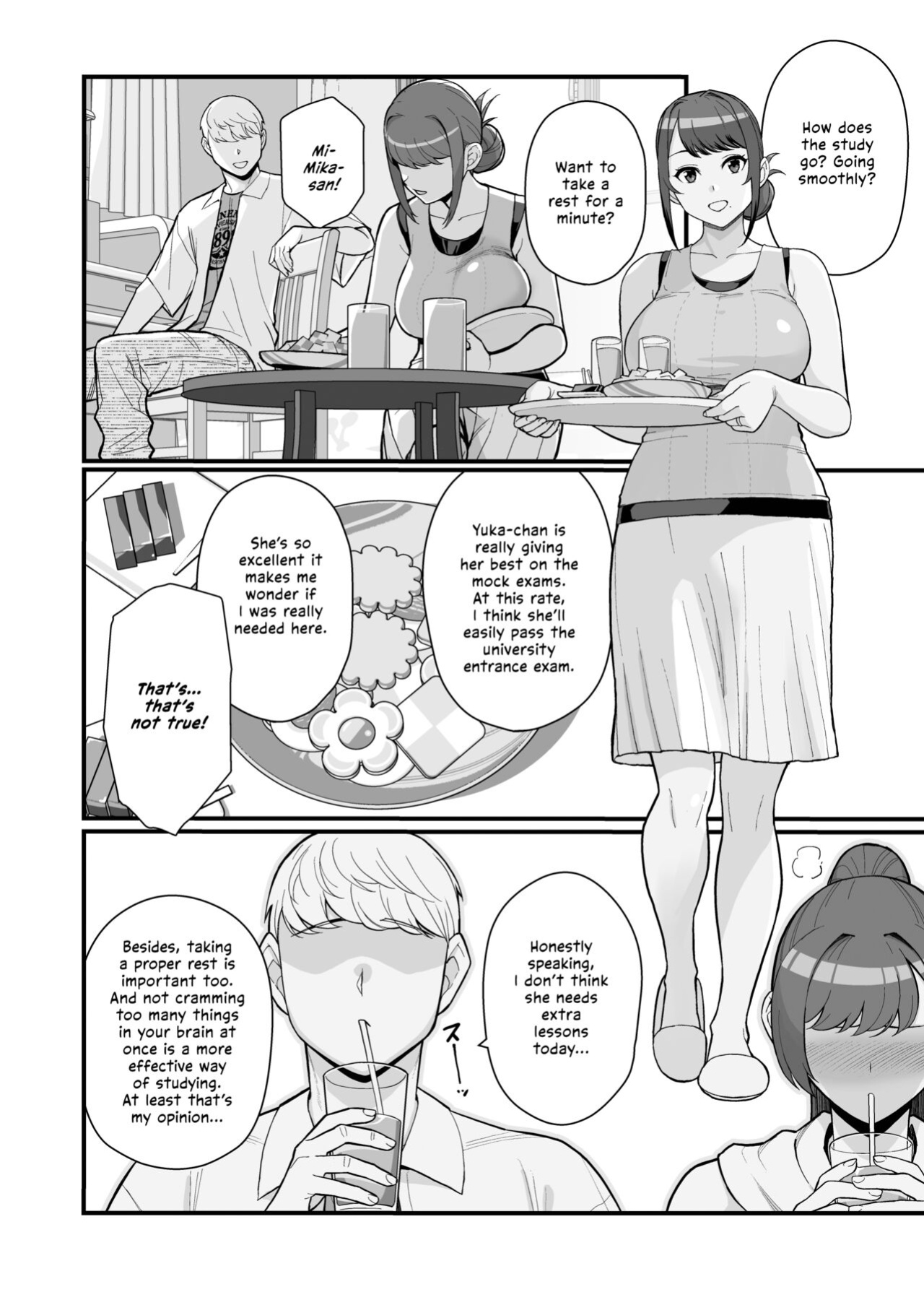 Kayoudou (Matsuka)] Hitozuma no Jitaku ni Hakuchuu Houmon Suru Hon [Vivid Rabbit Translation]