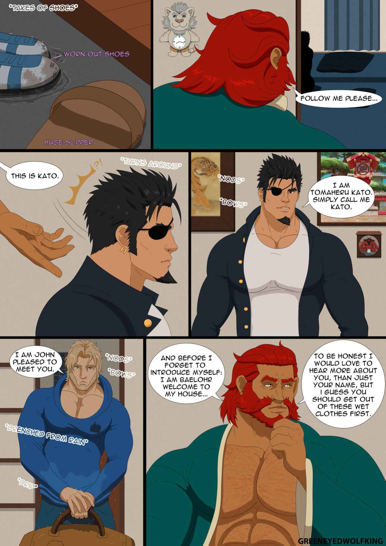 [Greeneyedwolfking] Knights in Japan