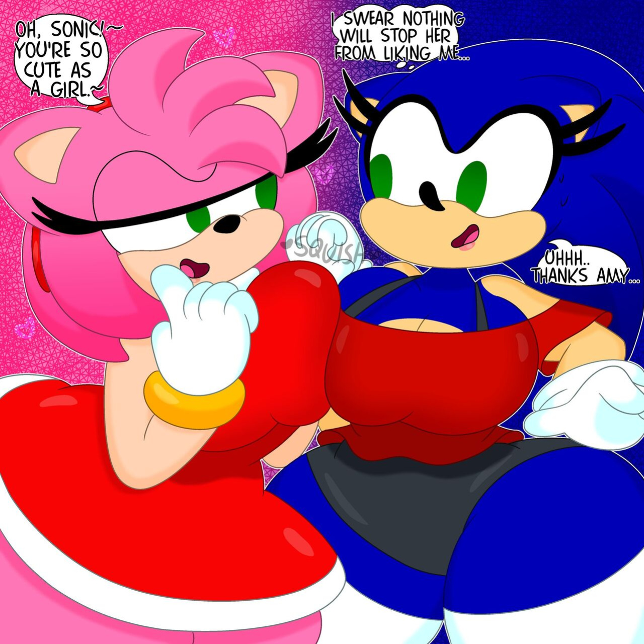 [3BArts] Amy Rose (Sonic the Hedgehog)