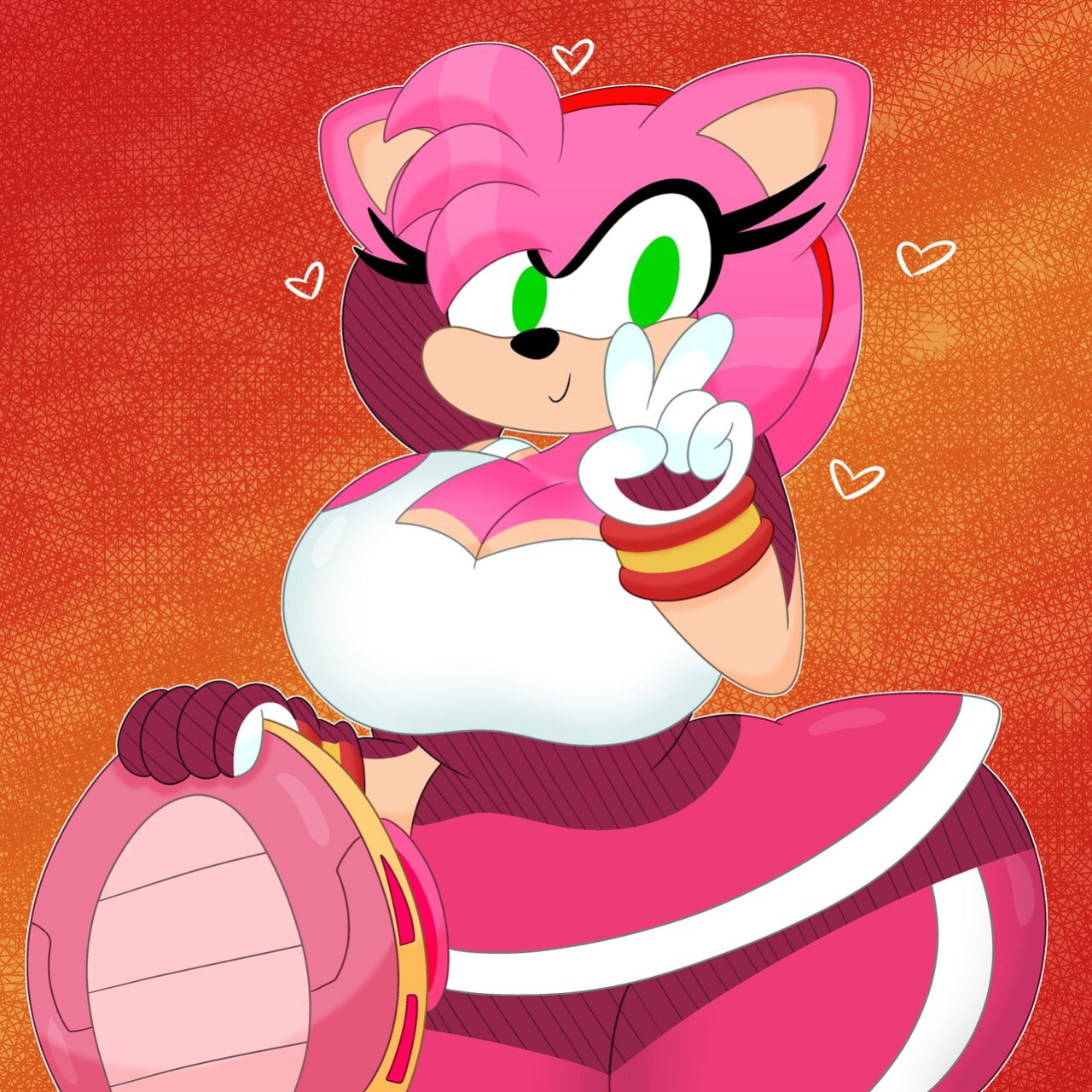 [3BArts] Amy Rose (Sonic the Hedgehog)