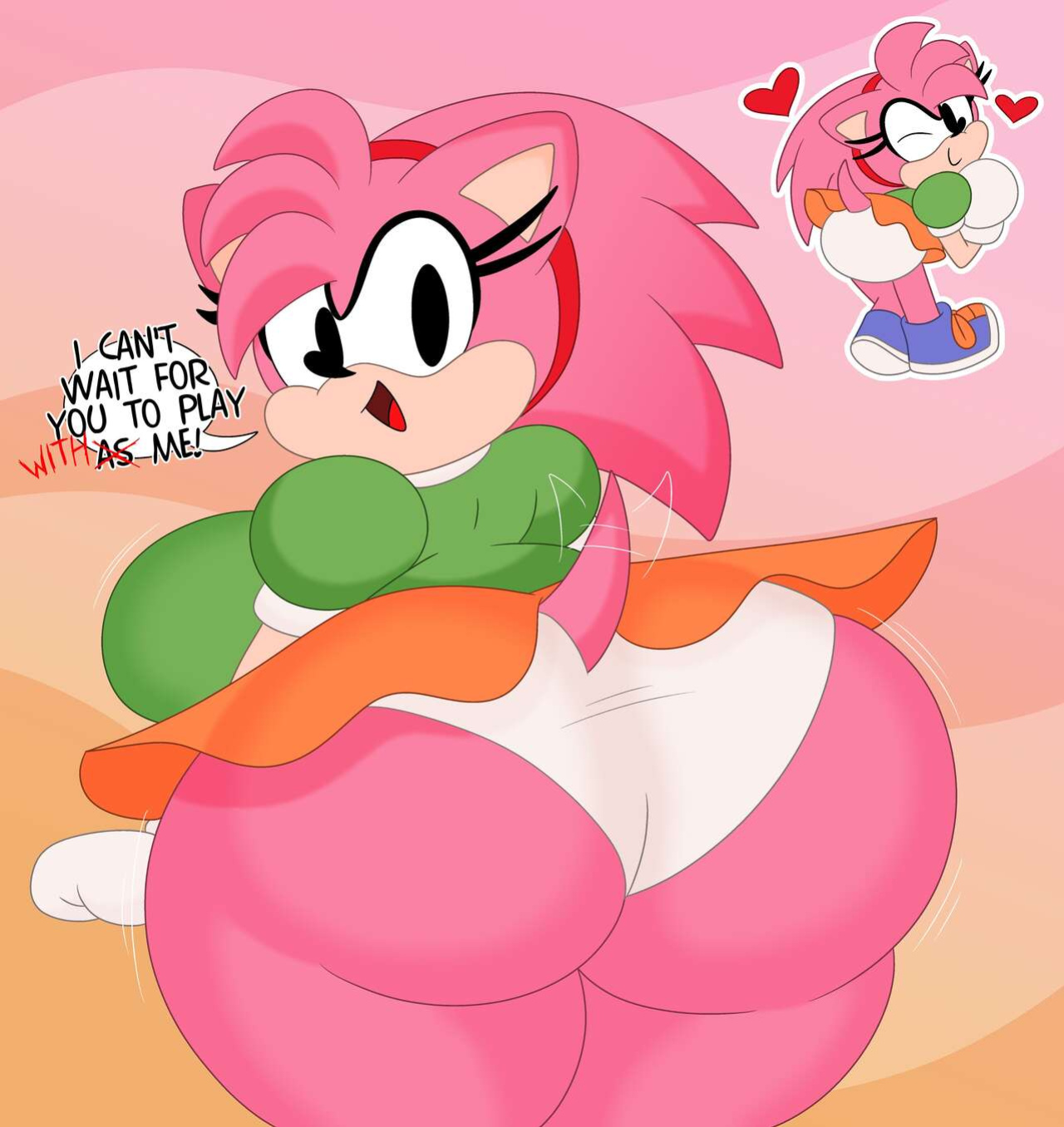 [3BArts] Amy Rose (Sonic the Hedgehog)
