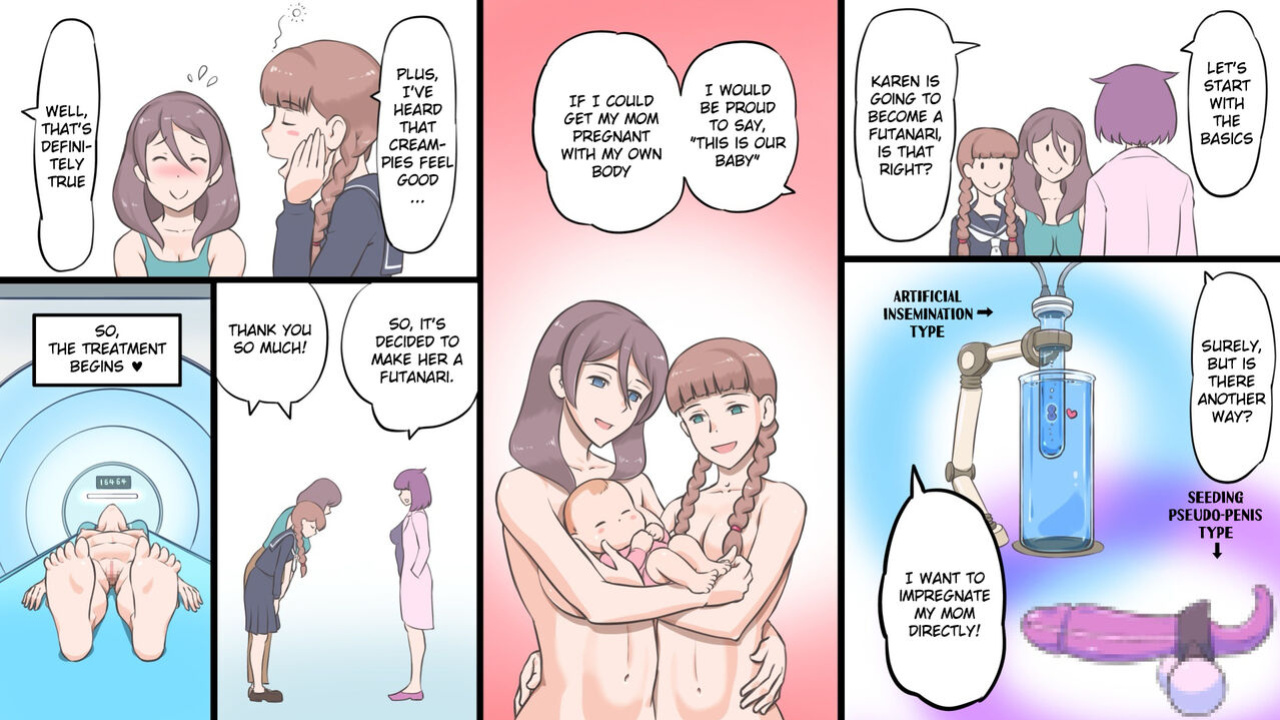 [pink-noise (Mizuiro Megane)] Futanari Syndrome〜Mama and daughter child making classroom
