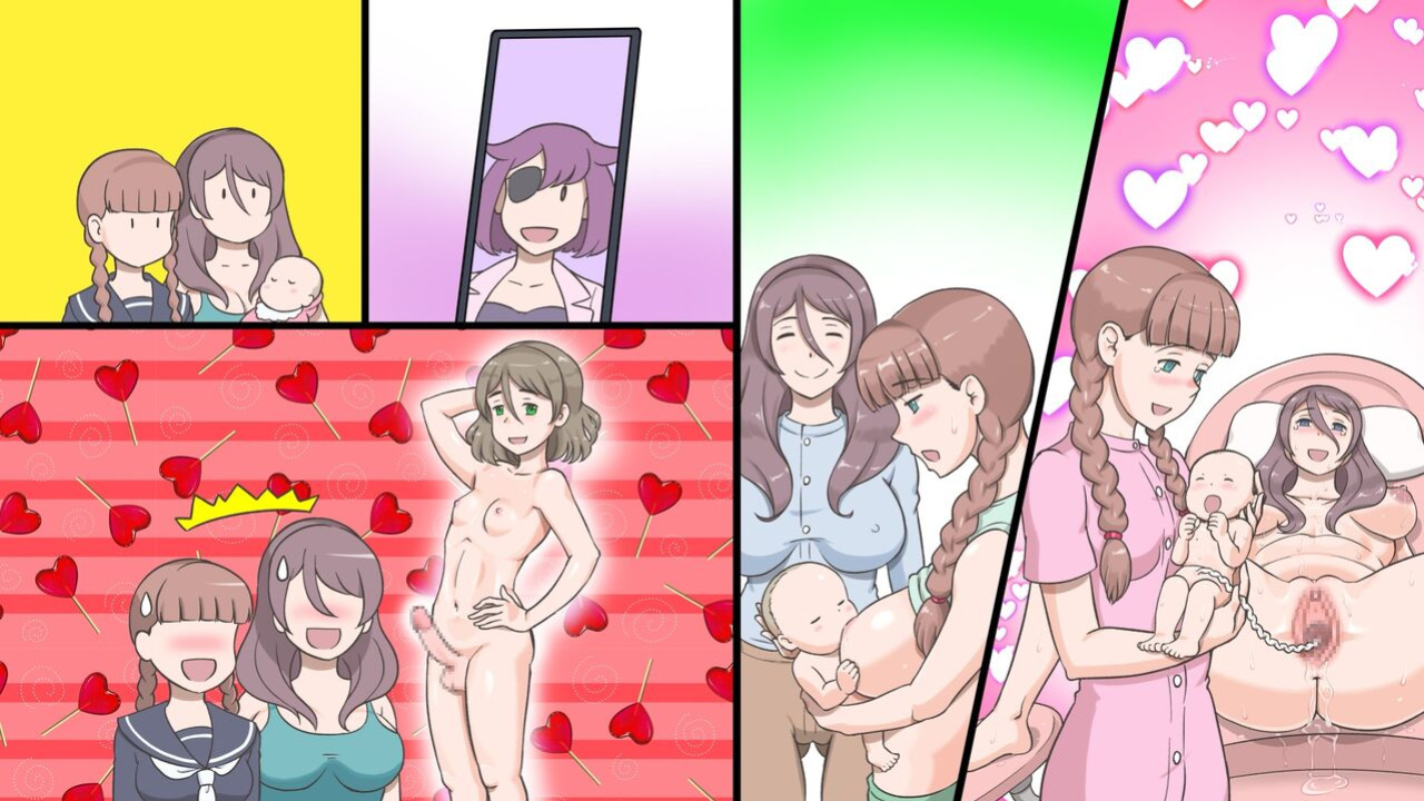 [pink-noise (Mizuiro Megane)] Futanari Syndrome〜Mama and daughter child making classroom