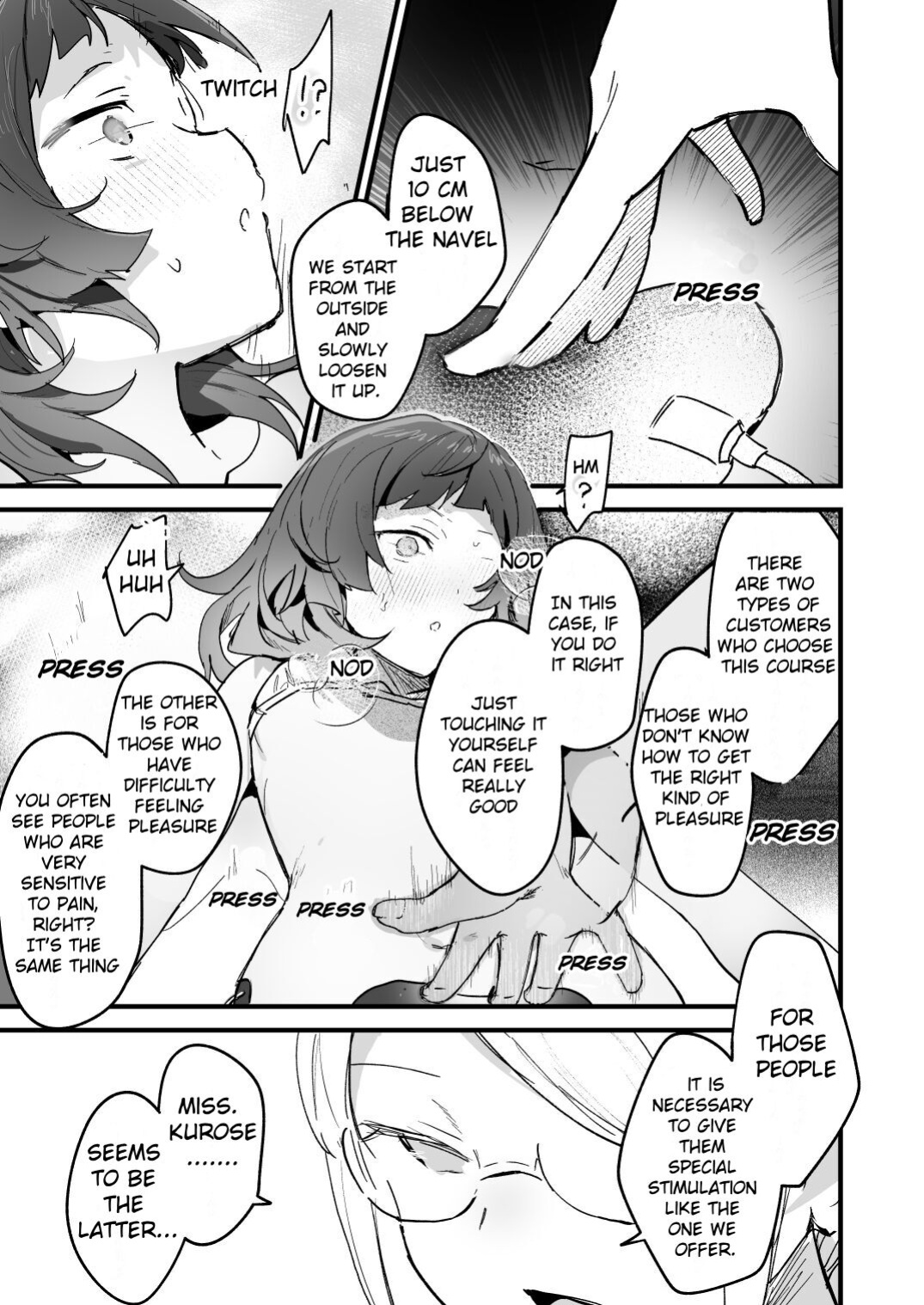 [Hachimitsu Teien (Hiragi Hanika)] Denryuu Massage nanka de Iku Wakenai janai desuka | I Don't Think an Electric Current Massage is Going to Make Me Cum [Stolenkaos]