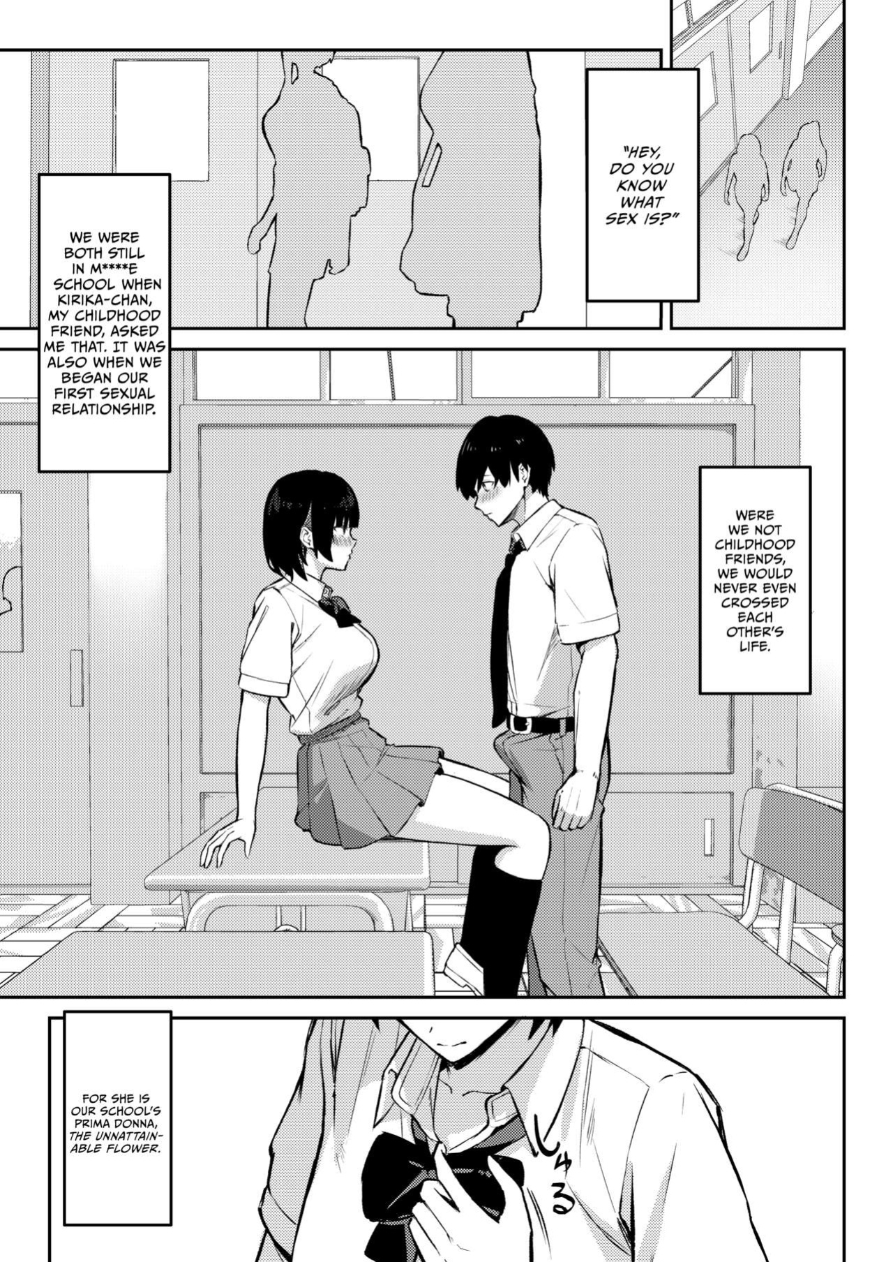 [Niku to Gohan] Osananajimi wa Honki Koubi de NTRreru [Vivid Rabbit Translation]