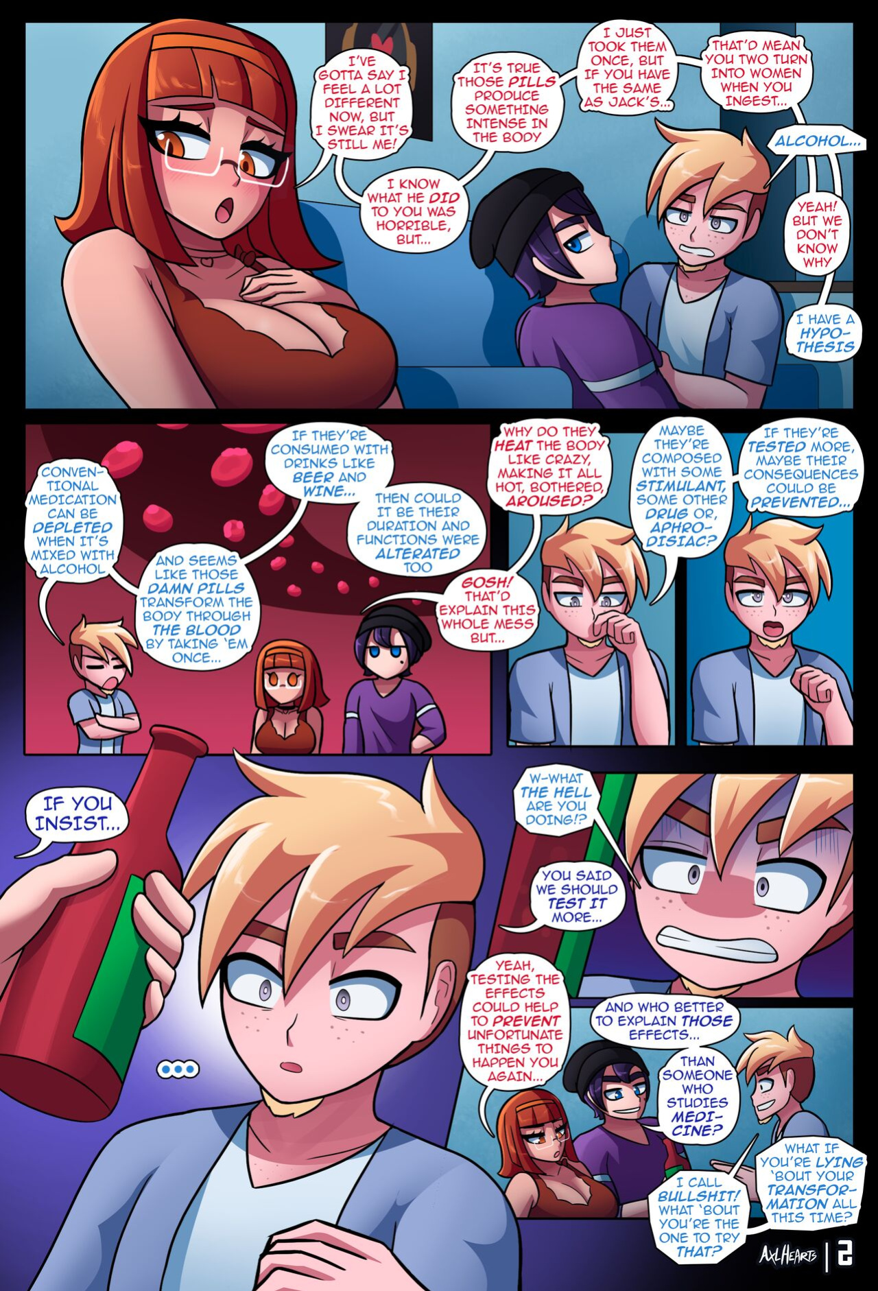 [AxlHearts] Drunken Gal Vol. 7: Treats