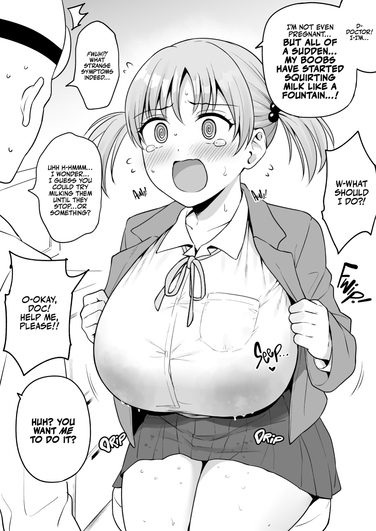 [Yue] Ninshin shitenai noni Bonyuu ga Deru Ko-chan o Shinsatsu suru Oisha-san | A Doctor Examines a Girl Who's Lactating but Not Pregnant [korafu]