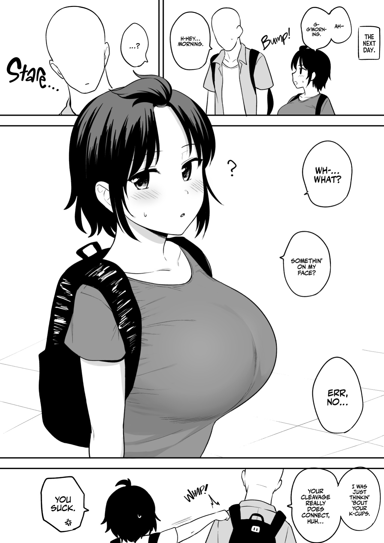 [Yue] Tanima ga Tsunagaru kurai Chichi ga Dekai Onna Tomodachi | A Female Friend with Boobs So Big That Her Cleavage Connects [korafu]