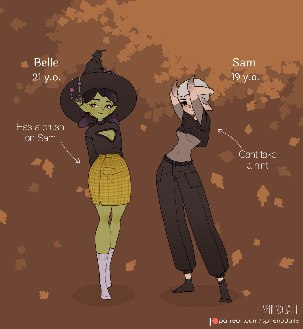 [Sphenodaile] Belle & Sam (Halloween special)