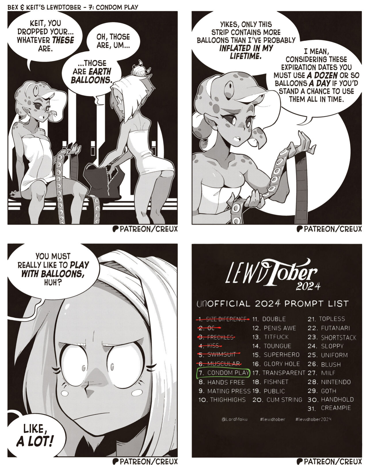 [Creux] Bex & Keit's Lewdtober 2024 (public)