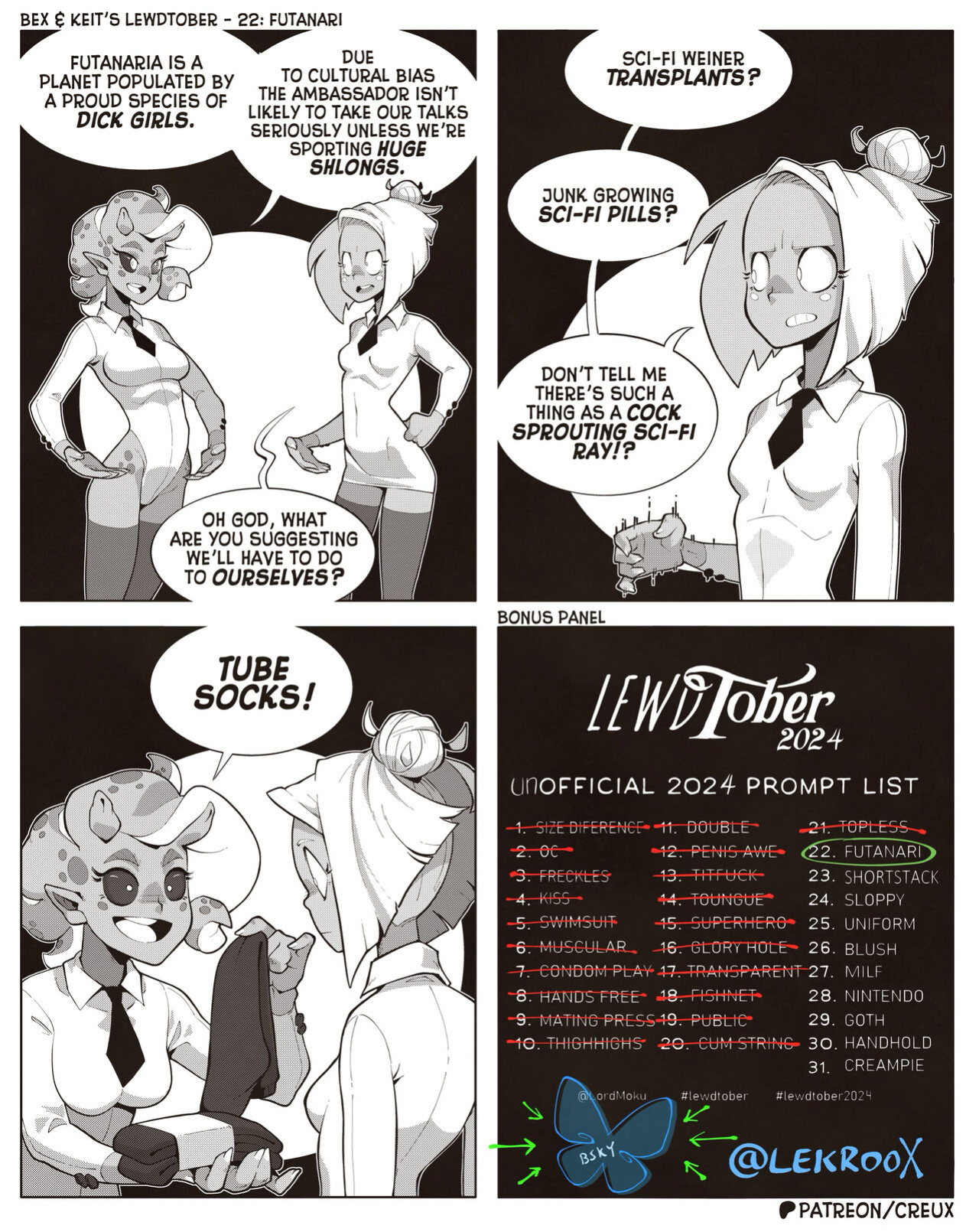 [Creux] Bex & Keit's Lewdtober 2024 (public)