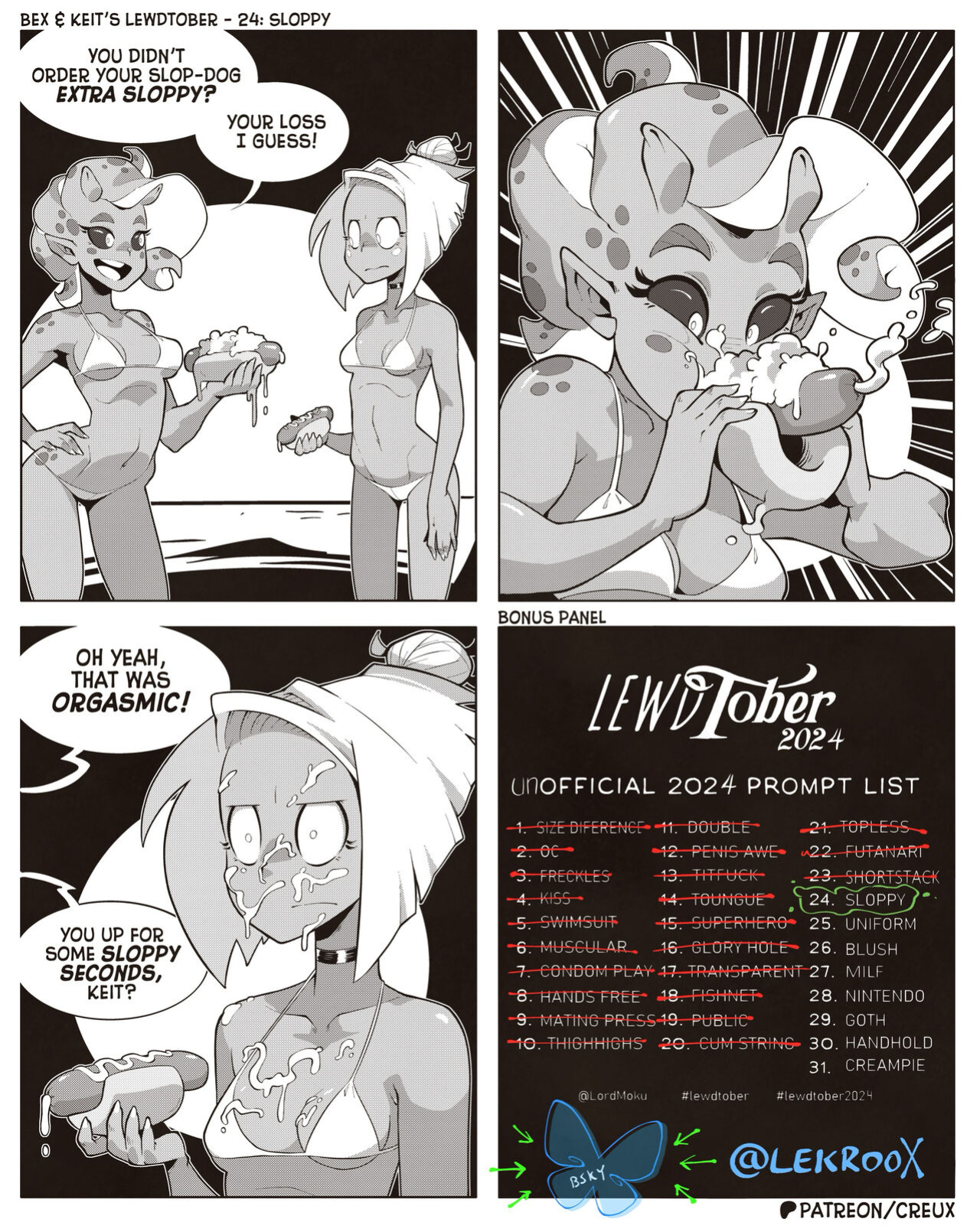 [Creux] Bex & Keit's Lewdtober 2024 (public)