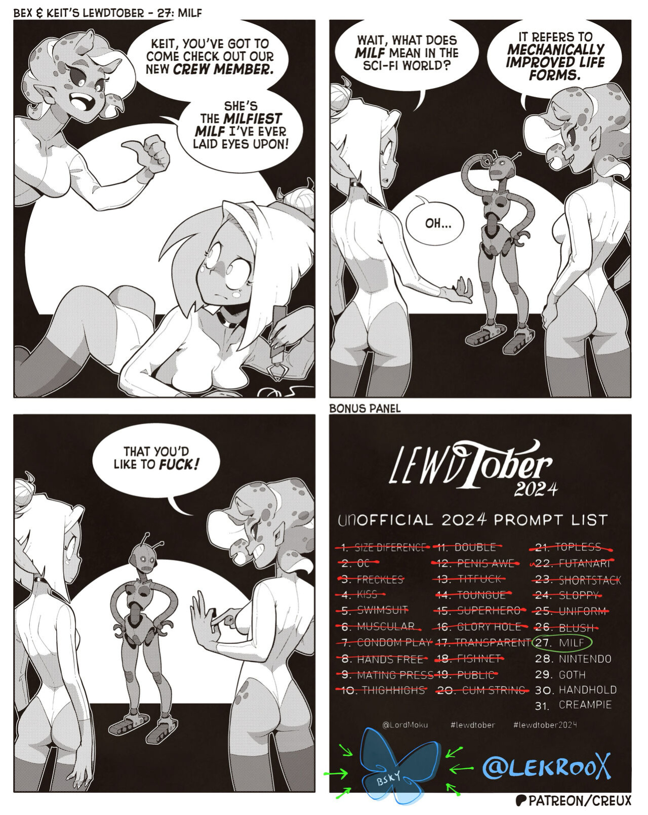 [Creux] Bex & Keit's Lewdtober 2024 (public)