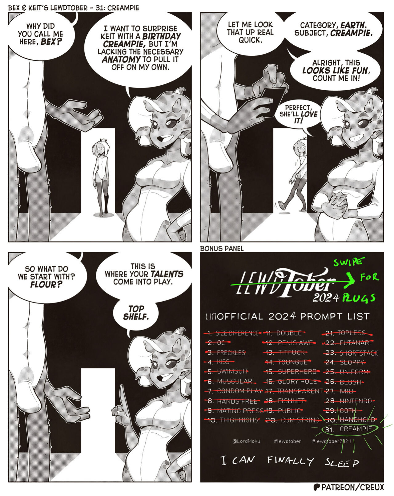 [Creux] Bex & Keit's Lewdtober 2024 (public)