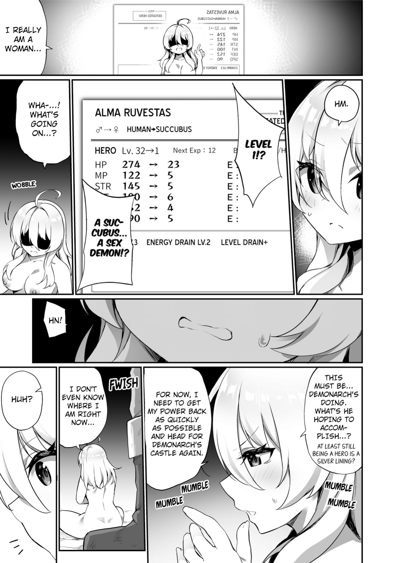 [Slime Crown (Kanmuri)] A Heros Rejoiceful Tale of Loss to the Devil and Life as a Succubus
