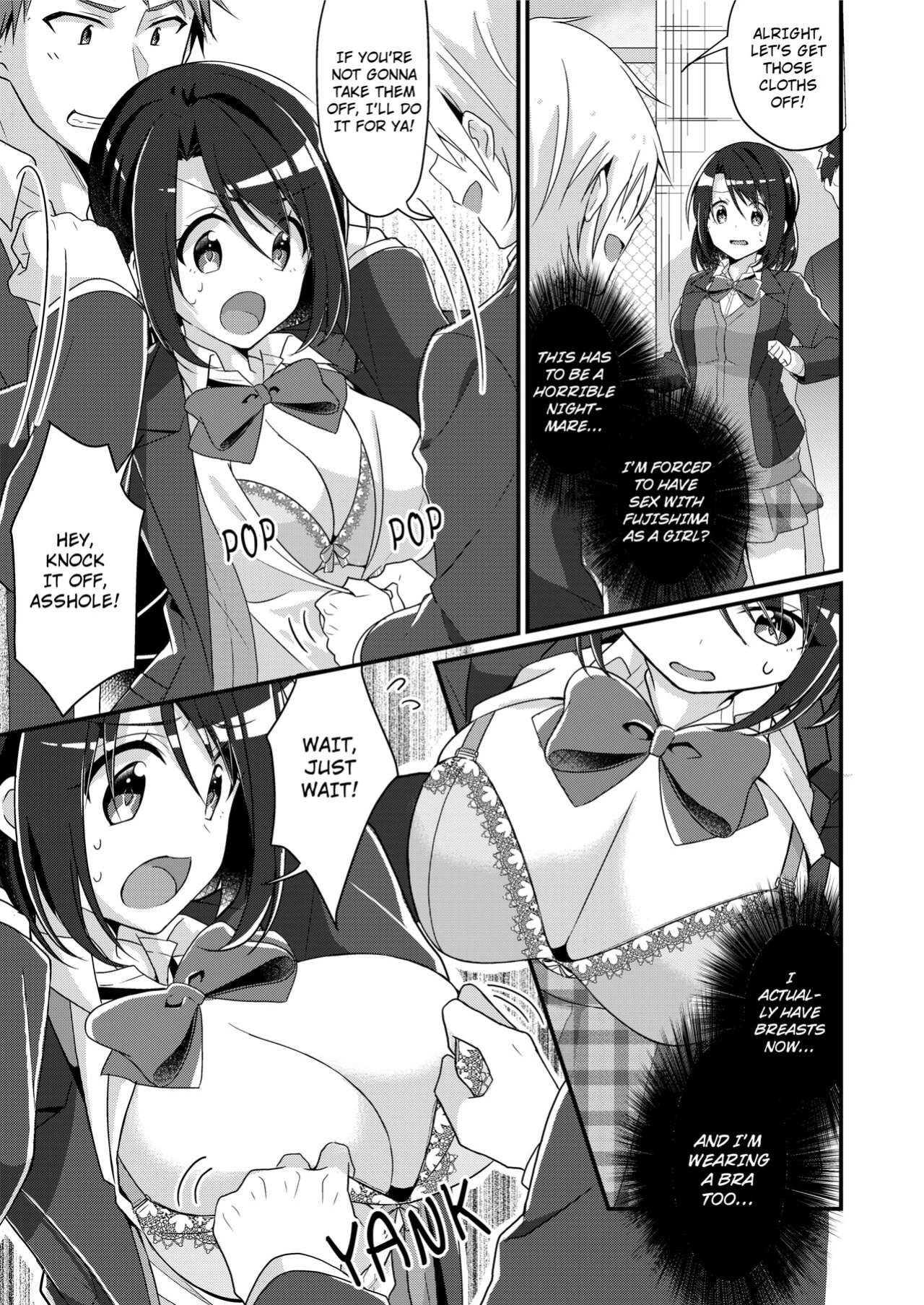 [TSF no F (NOMU)] Disciplining the Ill-Mannered Class President into a Masochistic Slut