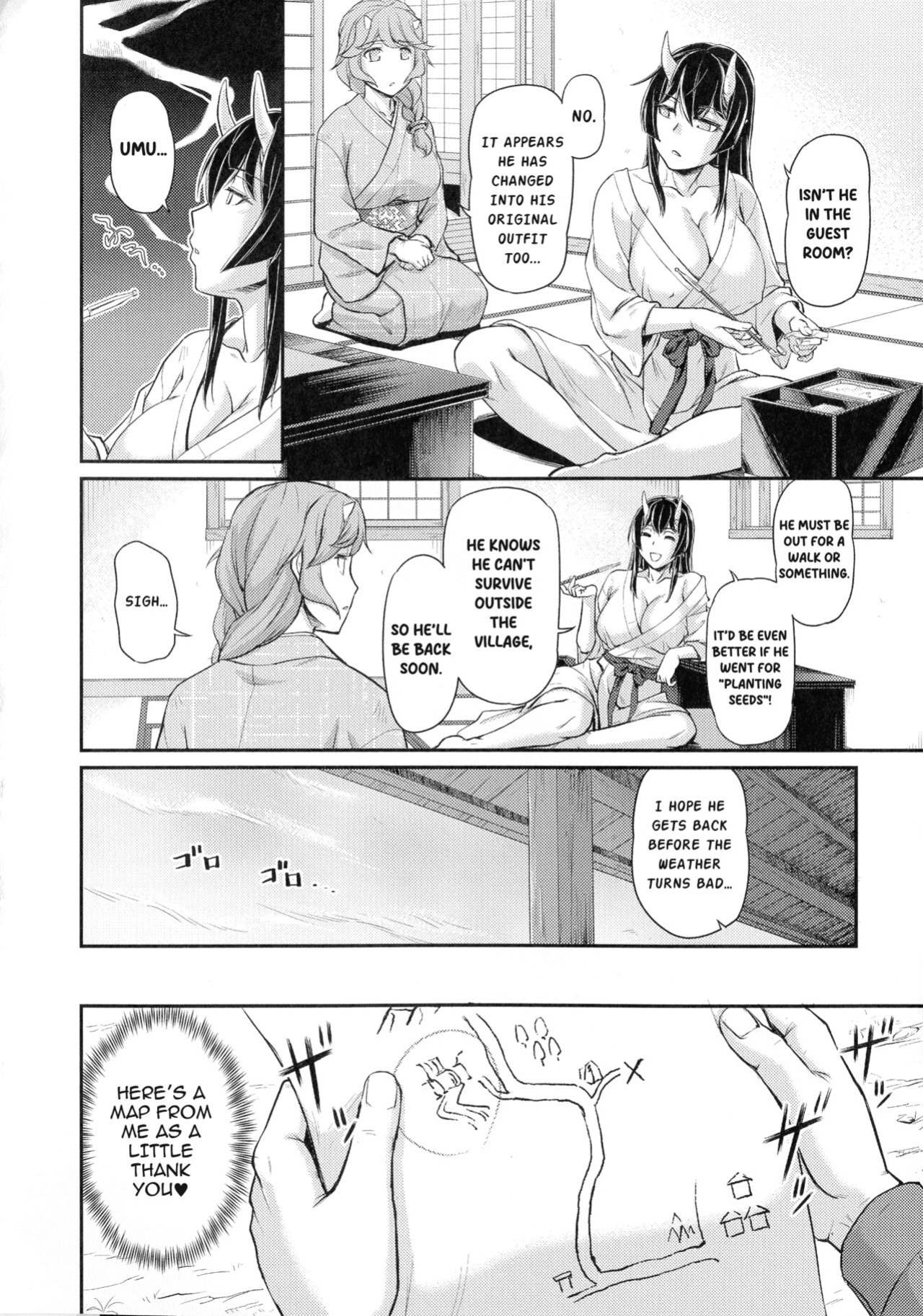[Urase Shioji] Oni Harame Kijo Mura ni Mayoikonda Otoko no Hanashi Ch. 4