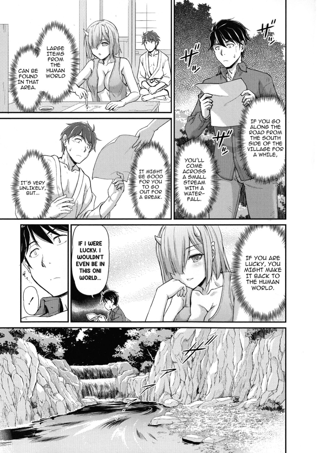 [Urase Shioji] Oni Harame Kijo Mura ni Mayoikonda Otoko no Hanashi Ch. 4