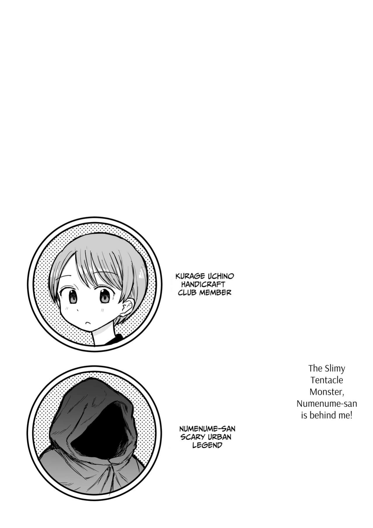 [Denki Mikan] Shokushu Youkai Ushiro no Numenume-san | Tentacle Monster Mr. Slippery Cums From Behind [Penguin Piper]