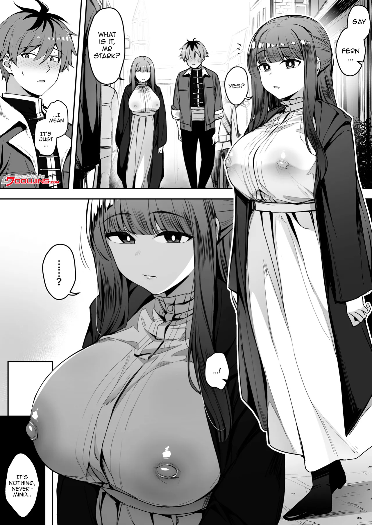 [Liyoosa] Saimin ni Kakatte Bokki Chikubi Marudashi no Fern-chan / A Hypnotized Fern Has Her Nipples Out For The World To See (Sousou no Frieren)