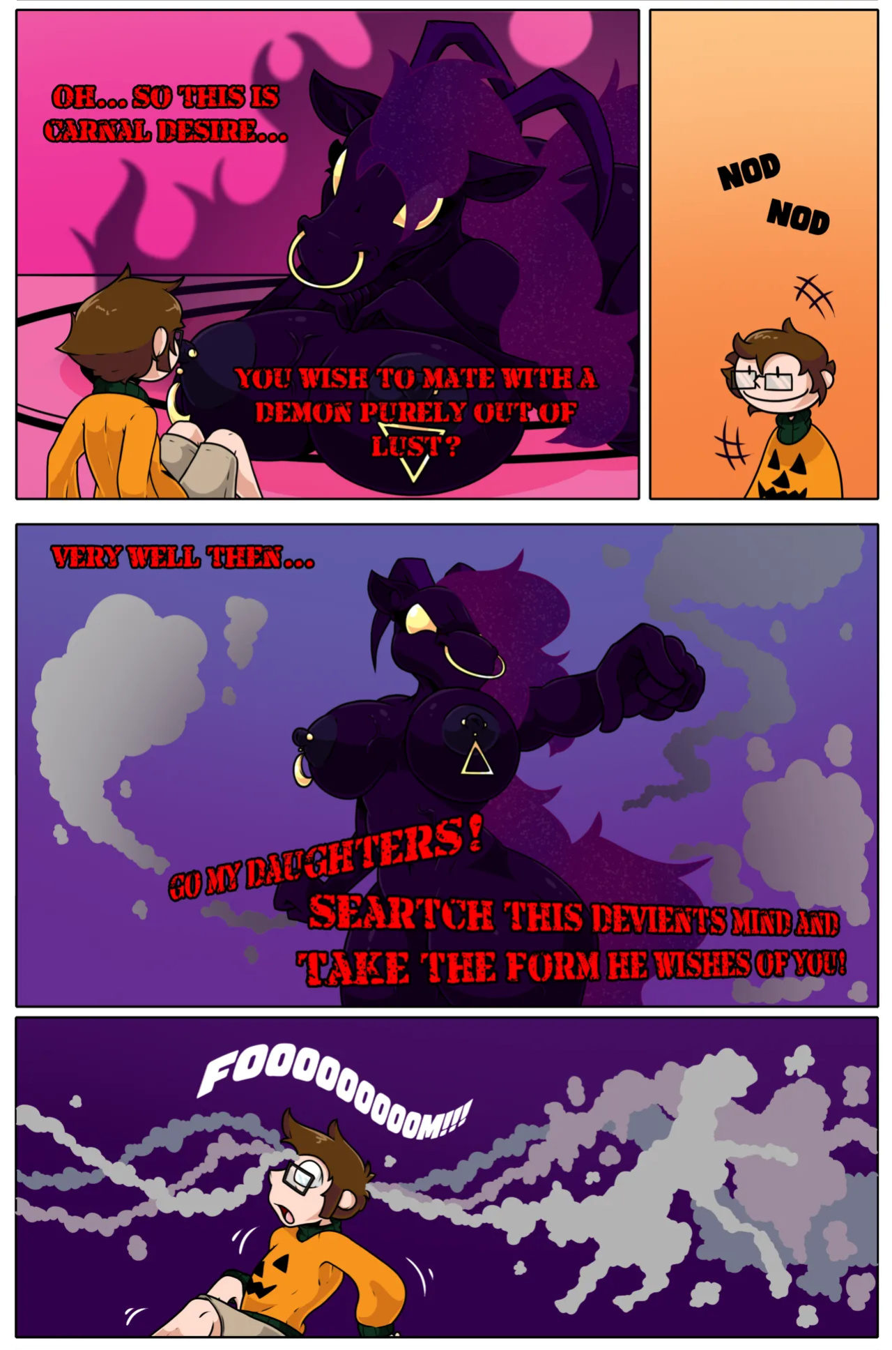 [TinyDevilHorns] Another One of those Comics Where they Fuck a Demon