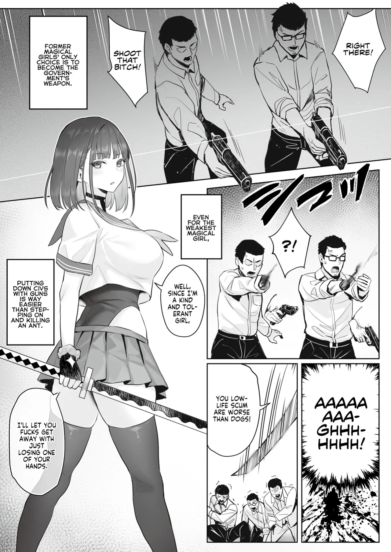 [COMEX (Zhen Lu)] Moto Mahou Shoujo no Shigoto Hanashi Ao | The Former Magical Girl Blue's Work [flowerswamp]