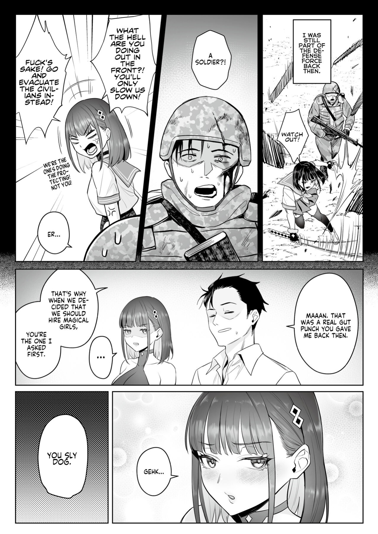 [COMEX (Zhen Lu)] Moto Mahou Shoujo no Shigoto Hanashi Ao | The Former Magical Girl Blue's Work [flowerswamp]