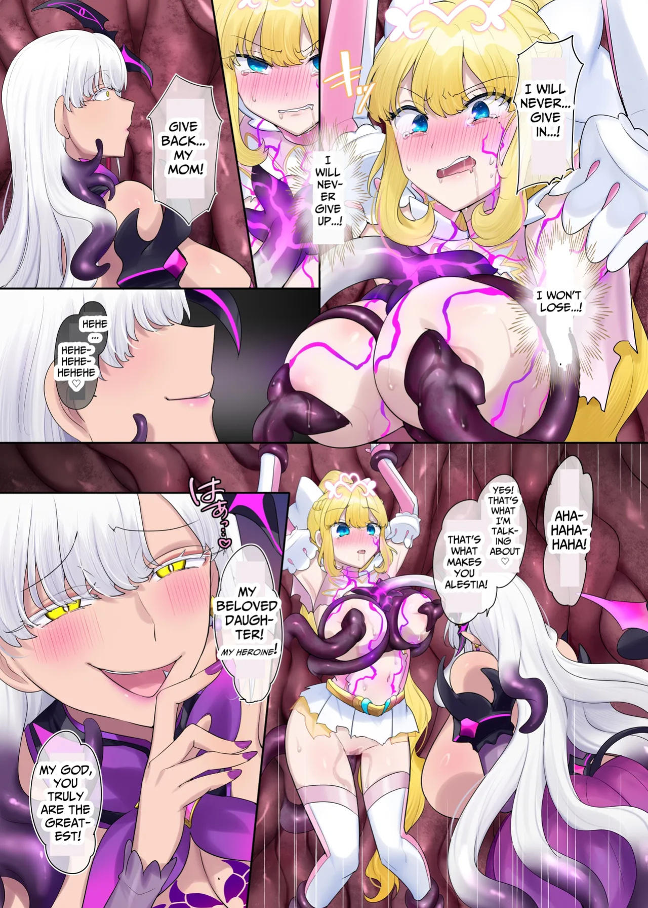 [Hyoui Lover (Hyoui Suki no Hito, Hiiragi Popura)] Kikou Seiki Alestia ~Nottorareta Aijou to Inda ni Somaru Kokoro~ | Shining Holy Princess Alestia ~Hijacking Pure Love Until Her Heart & Soul Are Tainted With Lust~ [BMTL]
