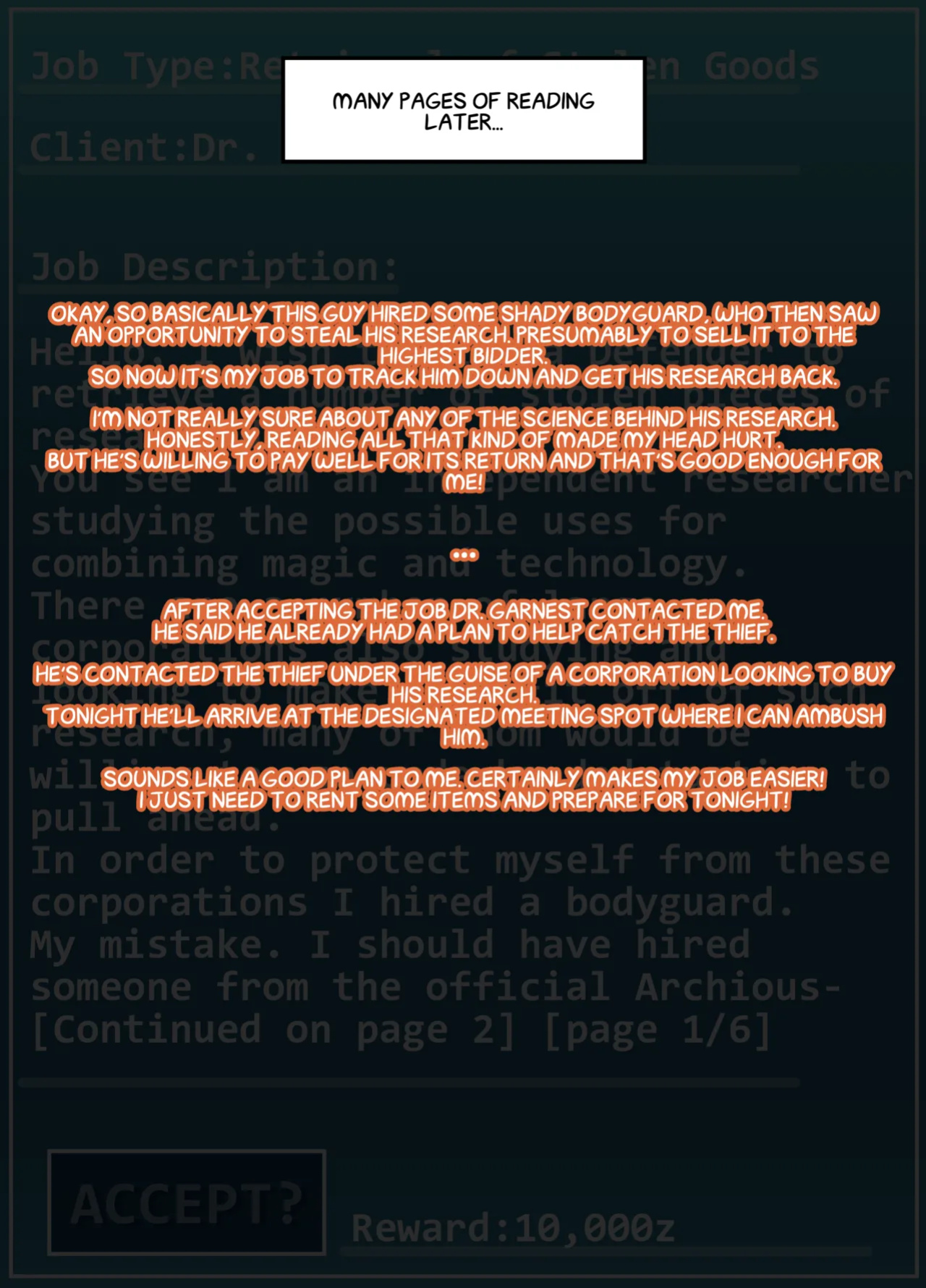 Pawnshop Peril, Corruption of a Sorceress