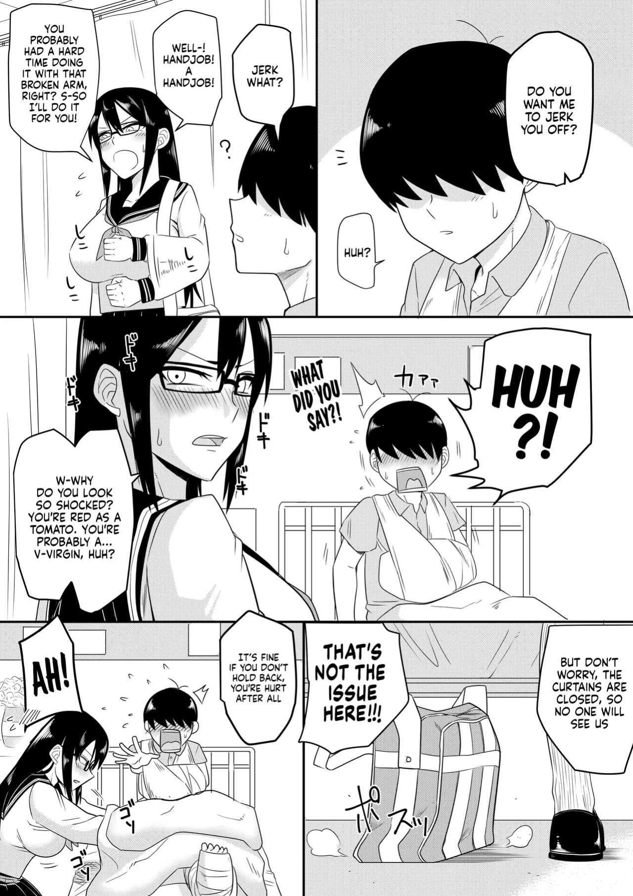 [Makosho] Sewayaki na Kyonyuu Gakkyuu Iinchou Sono 1-10 | The Kind and Caring Busty Class Rep Ch.1-10